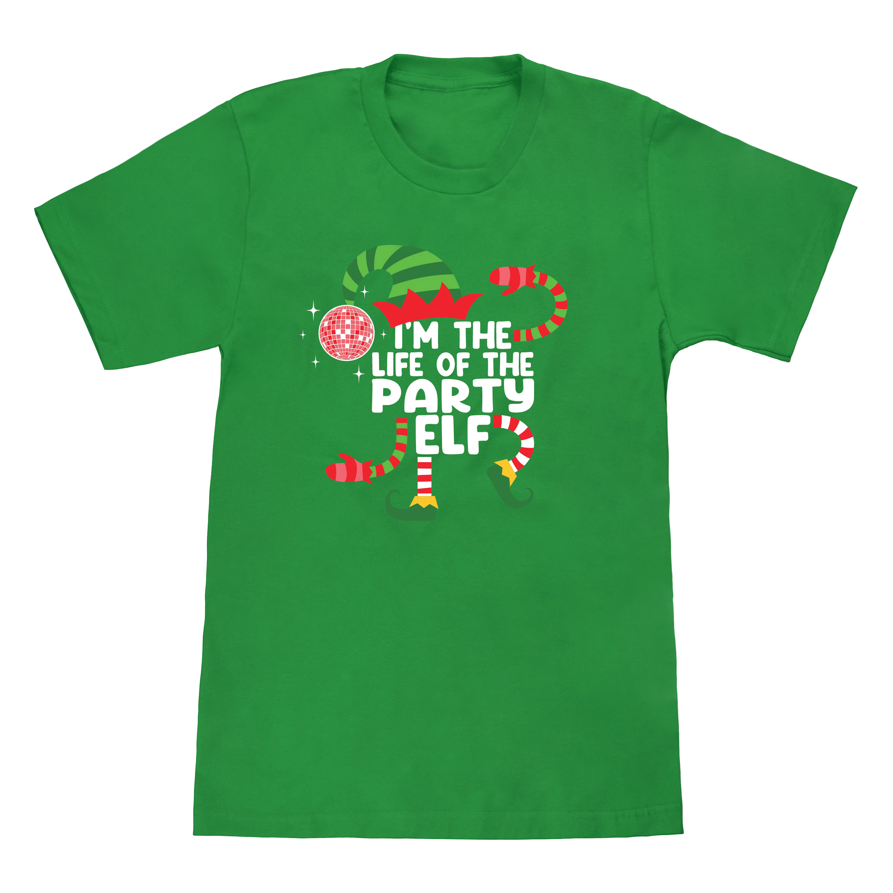 Party Elf Family Christmas Graphic Tee