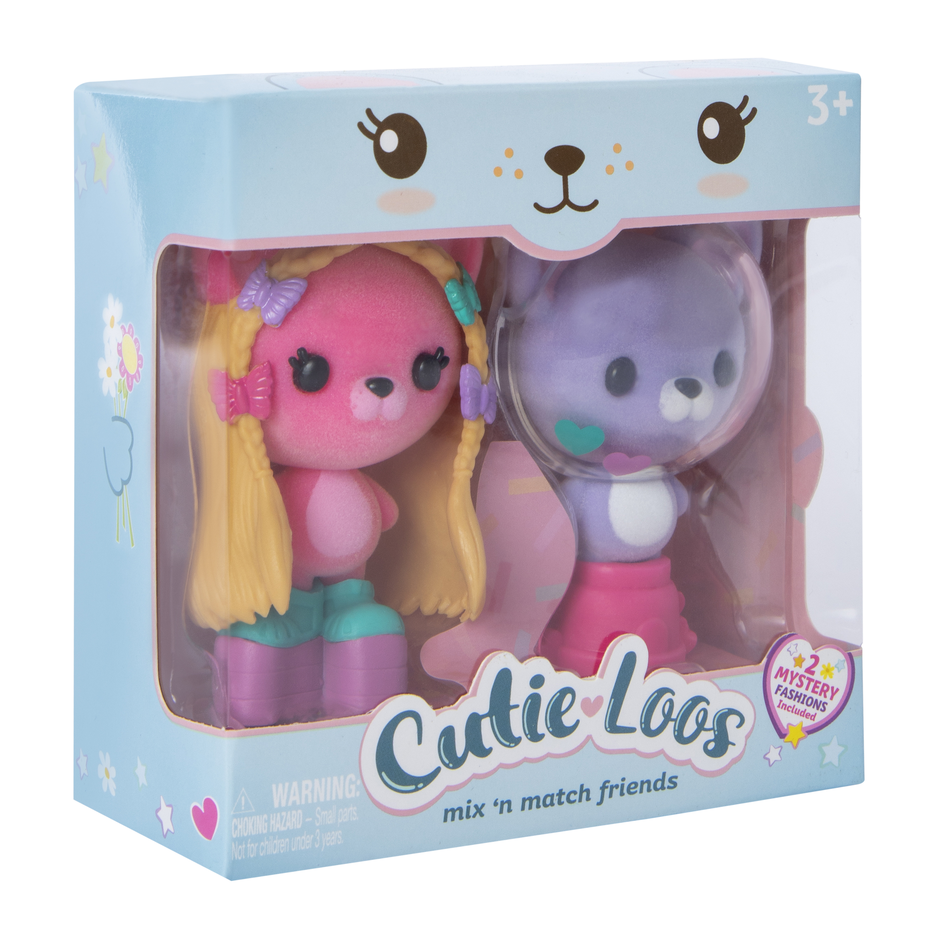 Cutie-Loos Mix 'N Match Friends 2-Count