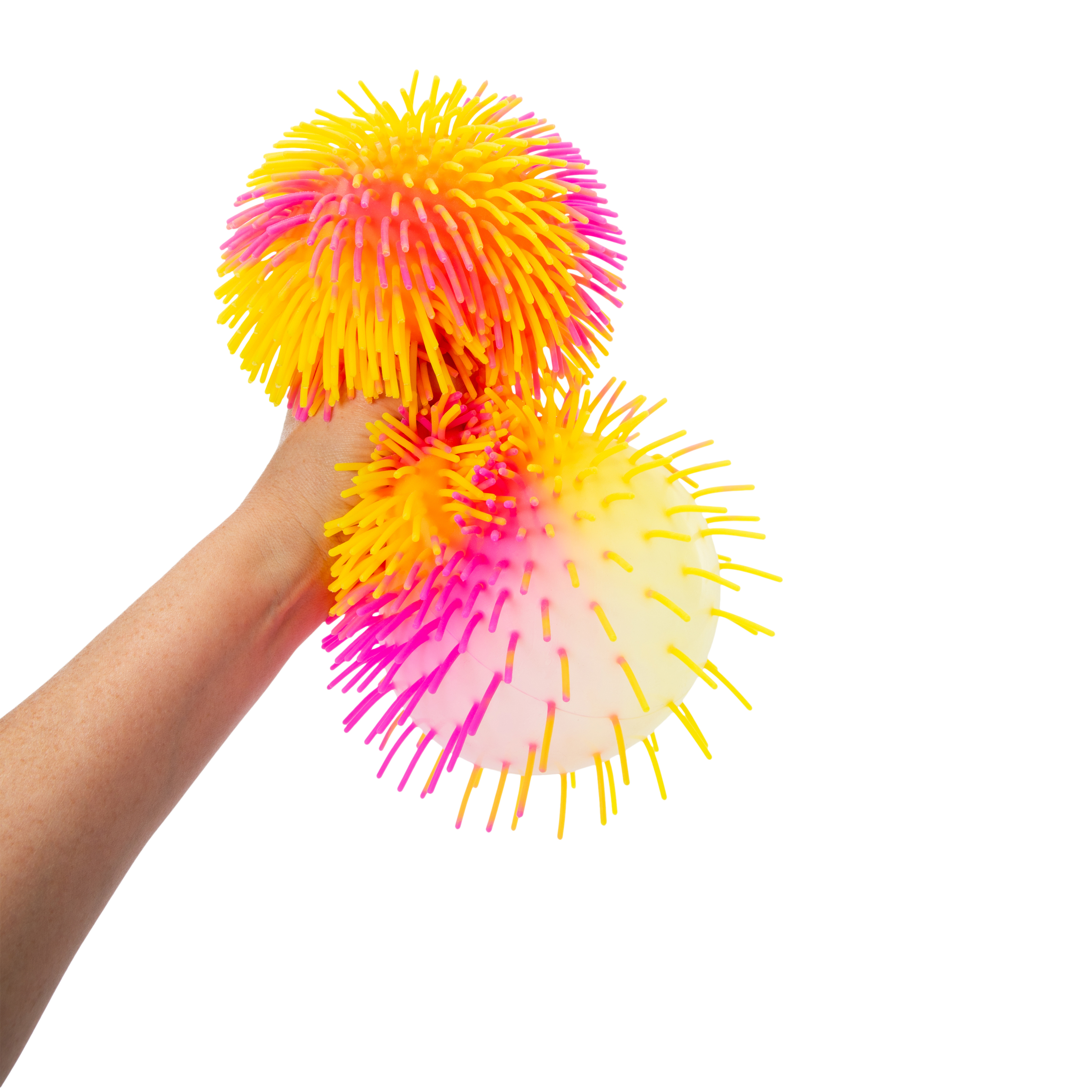 Pufferz Jumbo Puffer Ball - Yellow & Pink