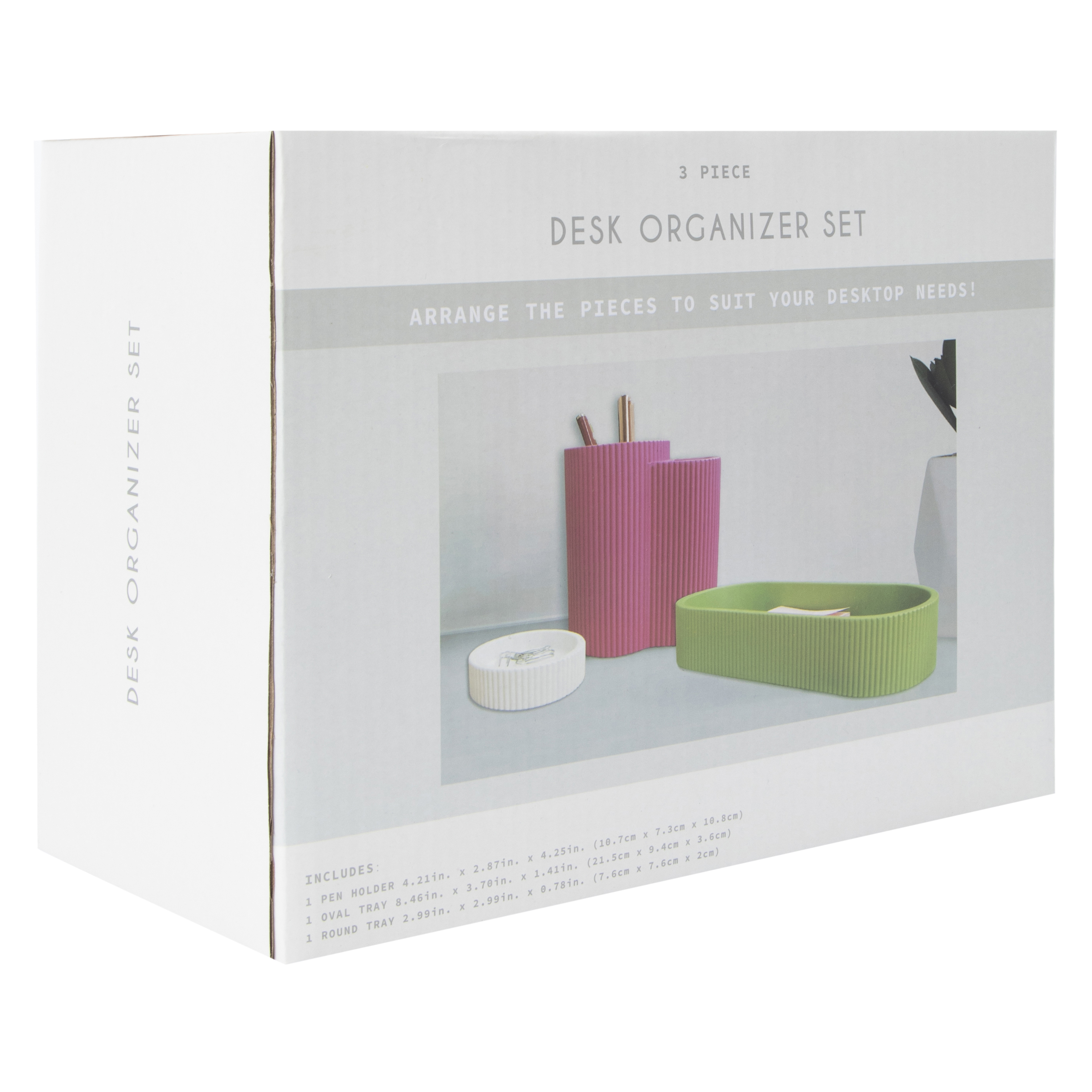 Desk Organizer 3-Piece Set