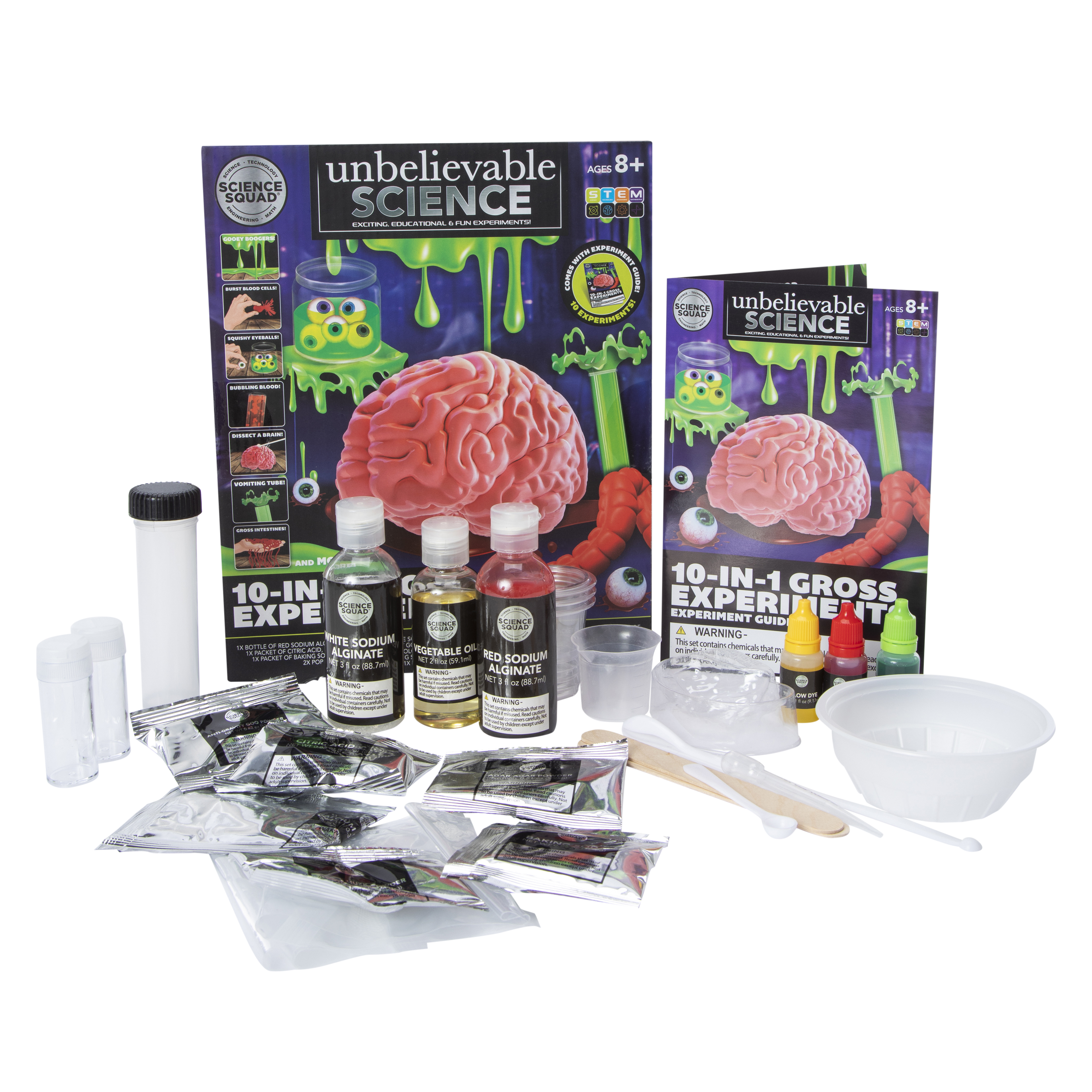 Science Squad® 10-in-1 Gross Experiments Kit