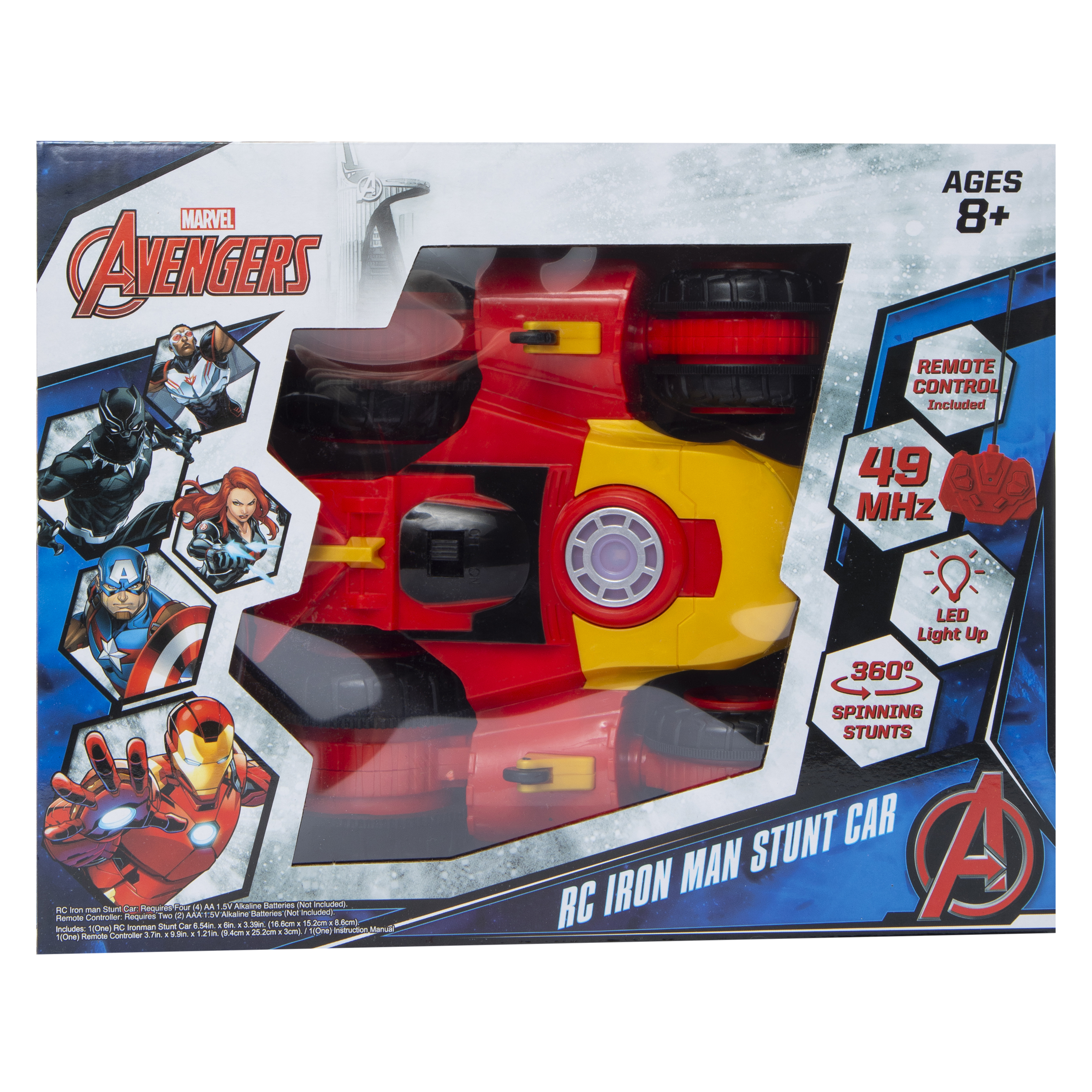 Marvel Avengers Rc Iron Man Stunt Car