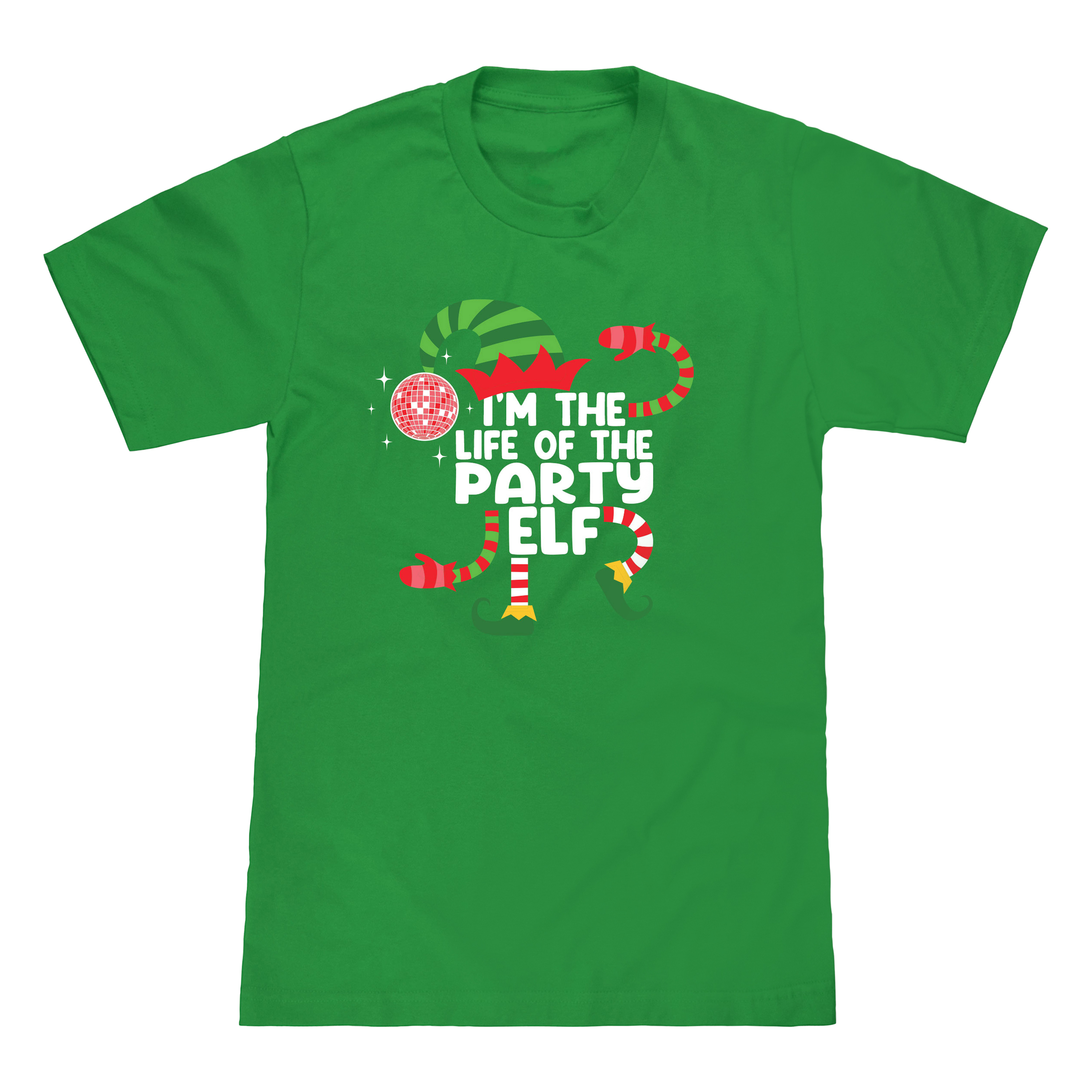 Kid's Party Elf Family Christmas Graphic Tee