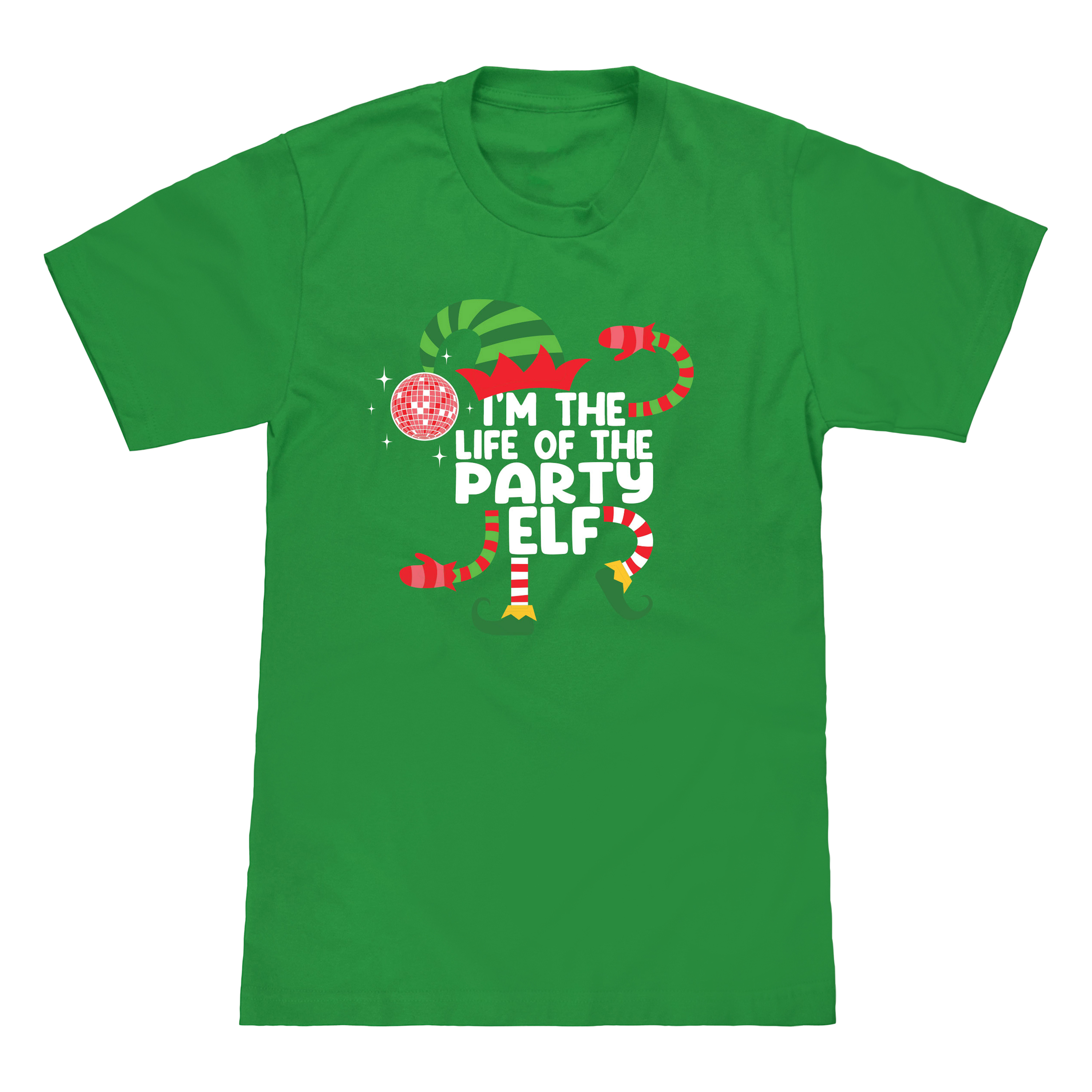 Kid's Party Elf Family Christmas Graphic Tee