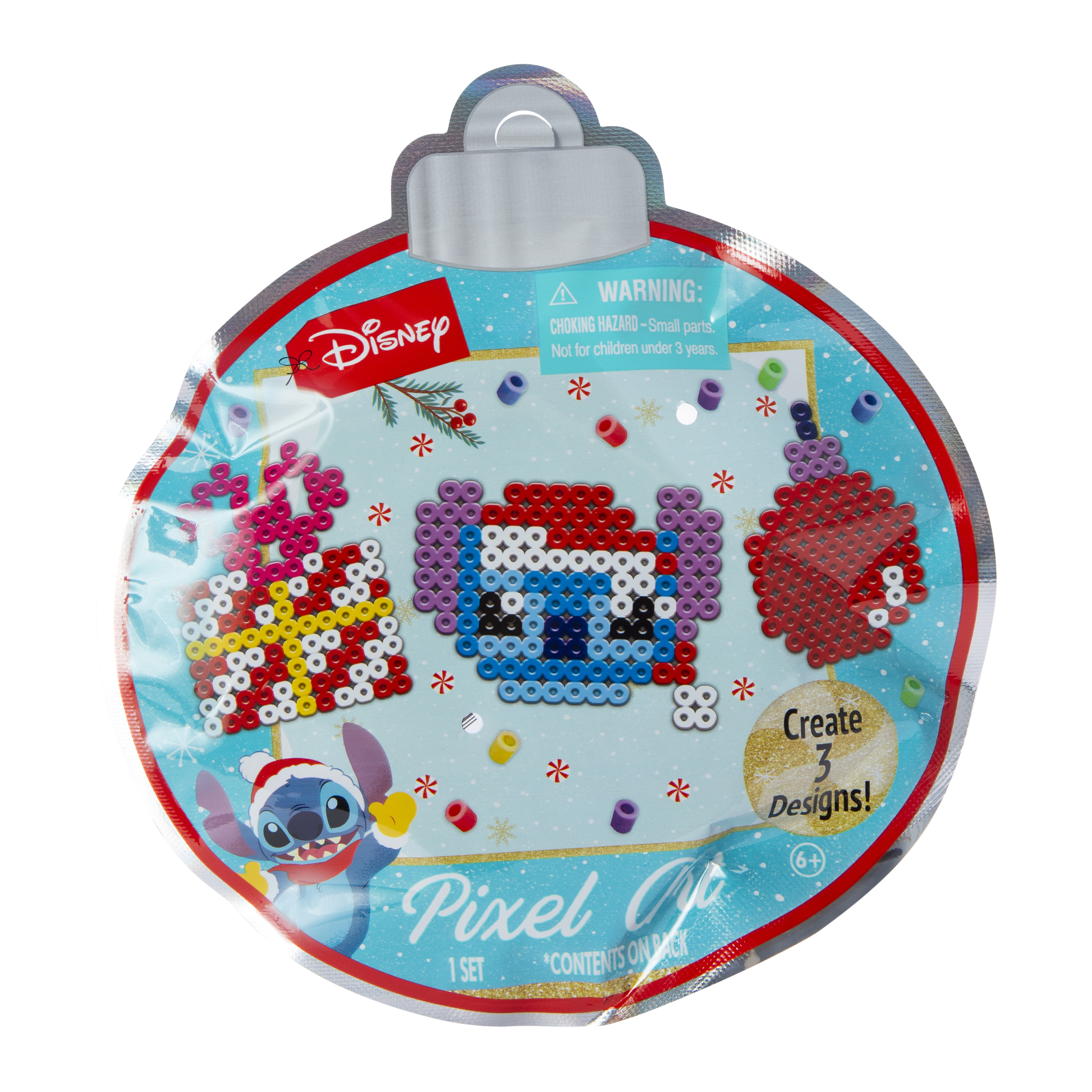 Stitch Melty Beads Pixel Art Ornament Kit