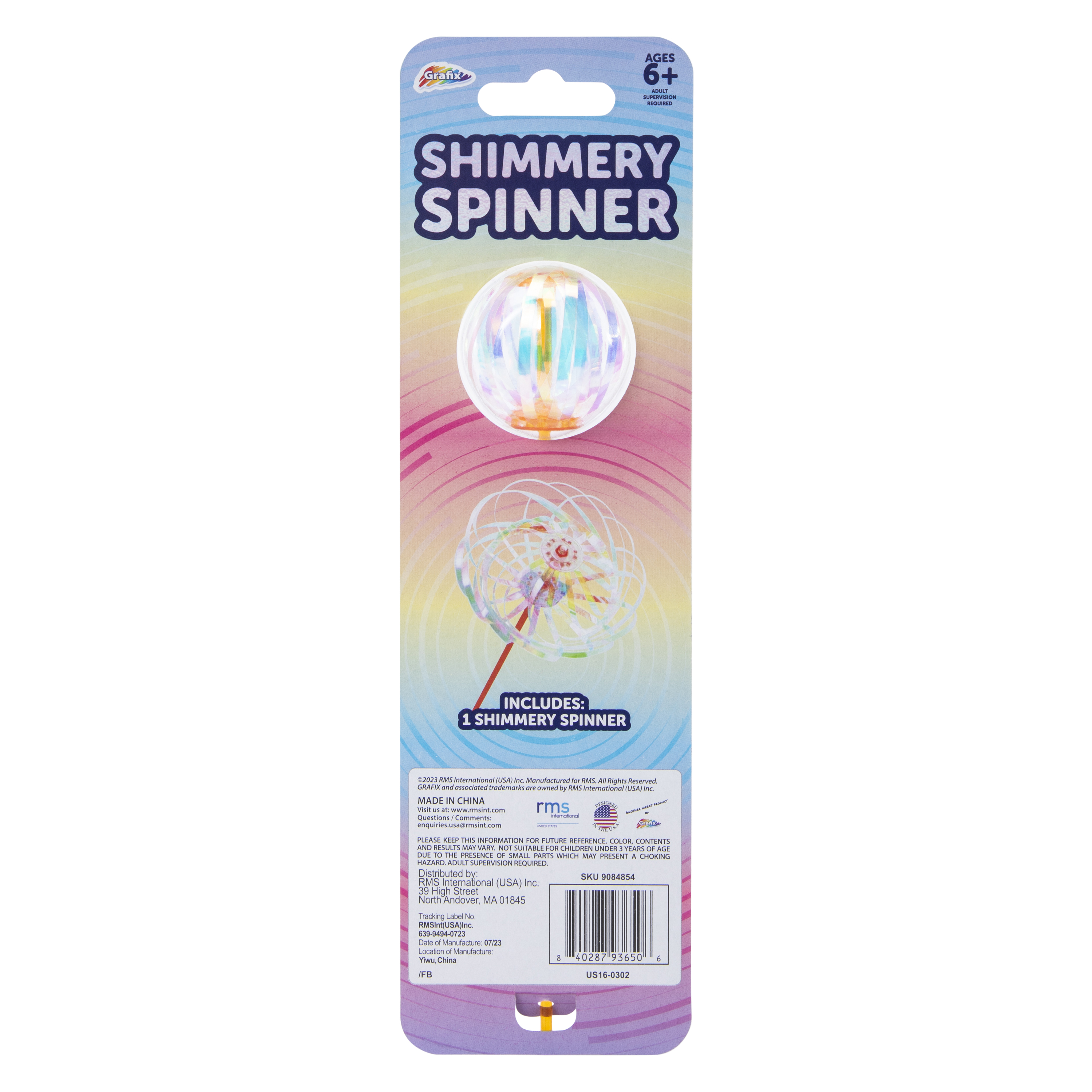 Shimmery Spinner Fidget Toy