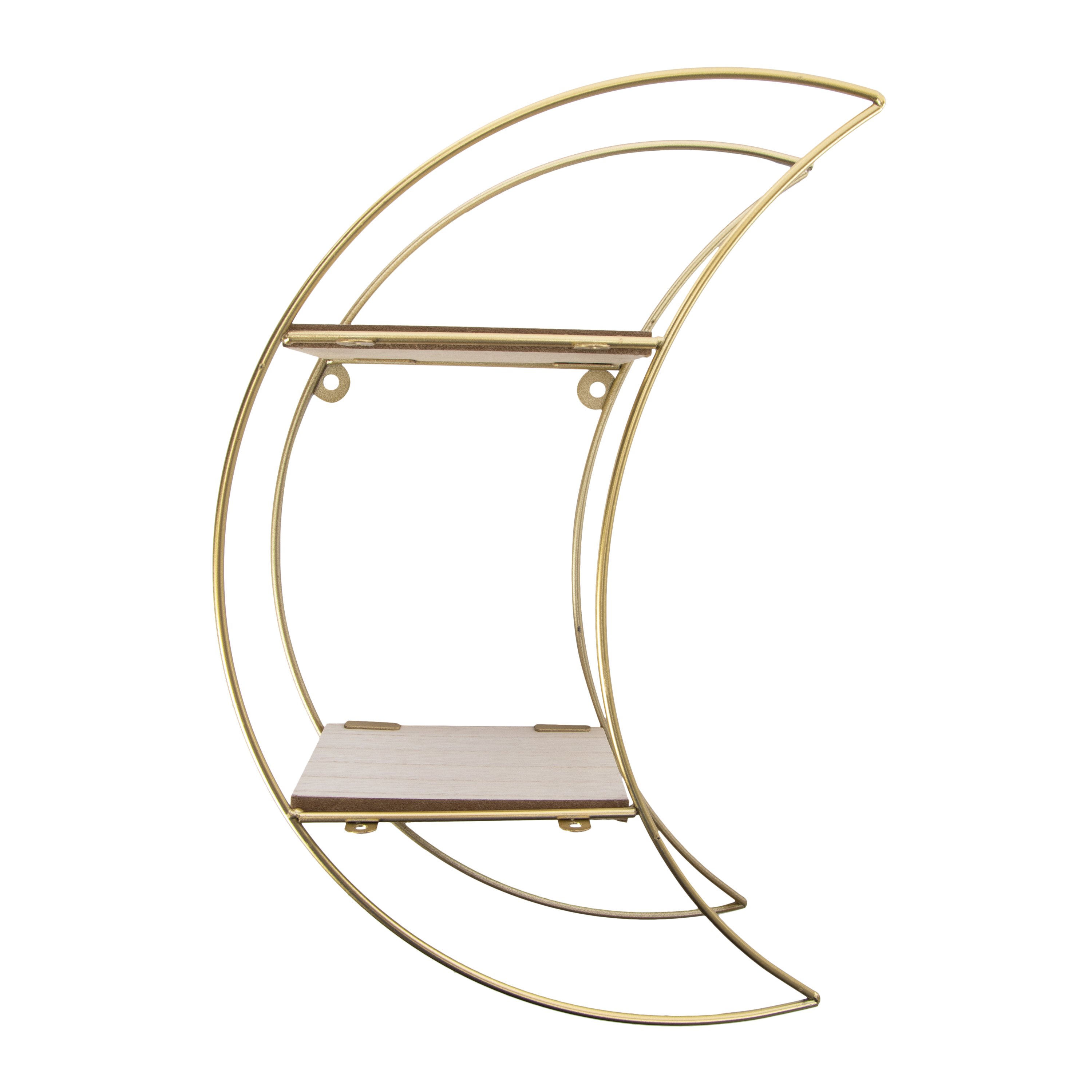 Metal Moon Shelf 9.05in X 14in