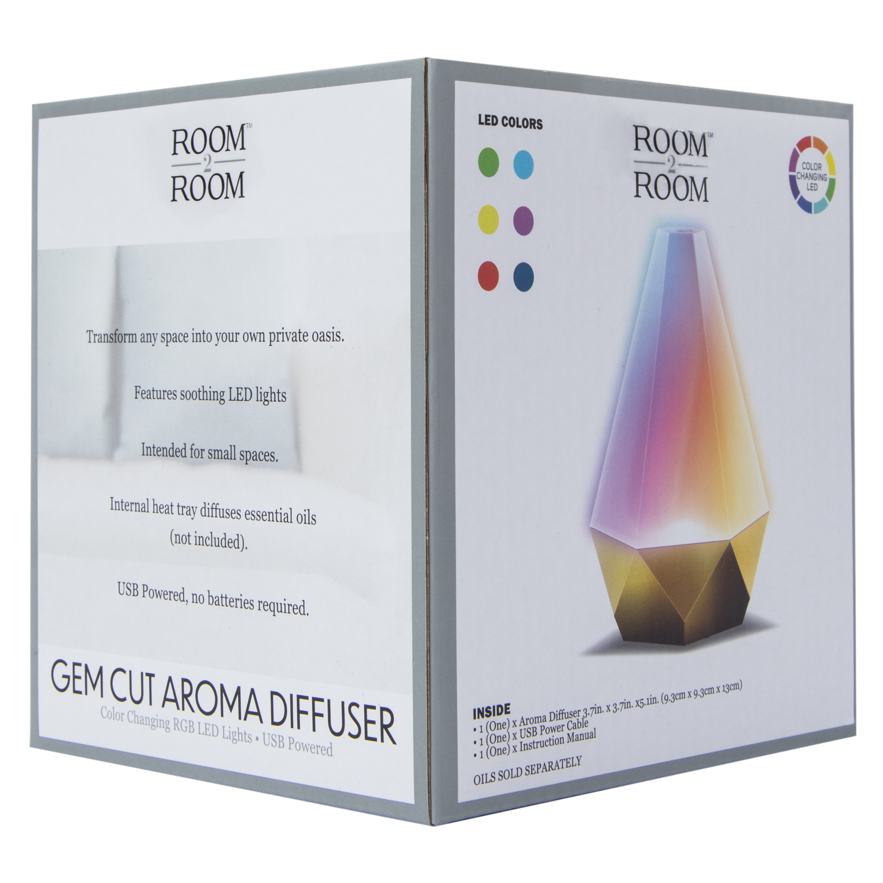 Gem Cut LED Aroma Diffuser