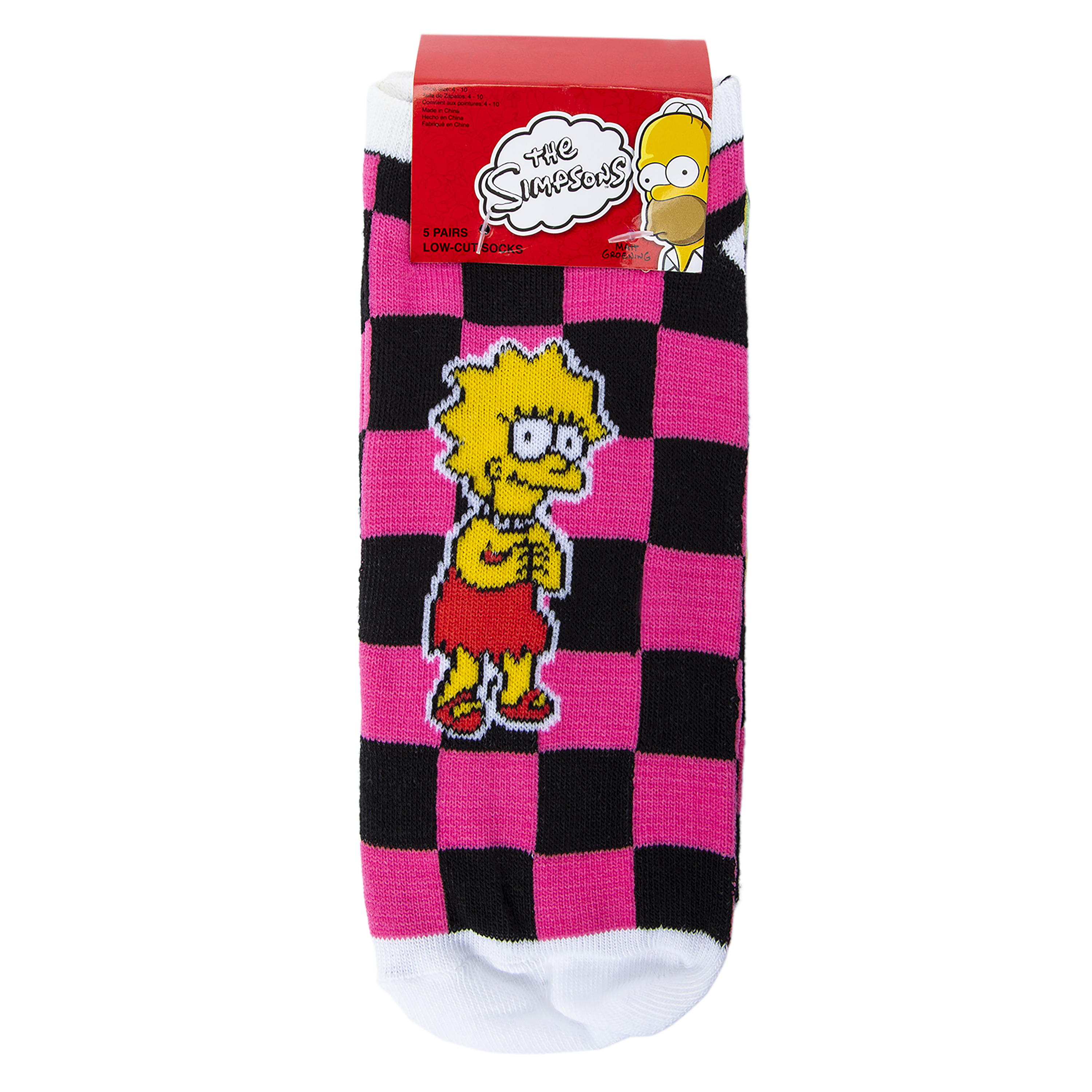 The Simpsons™ Ladies Low-Cut Socks 5-Pack