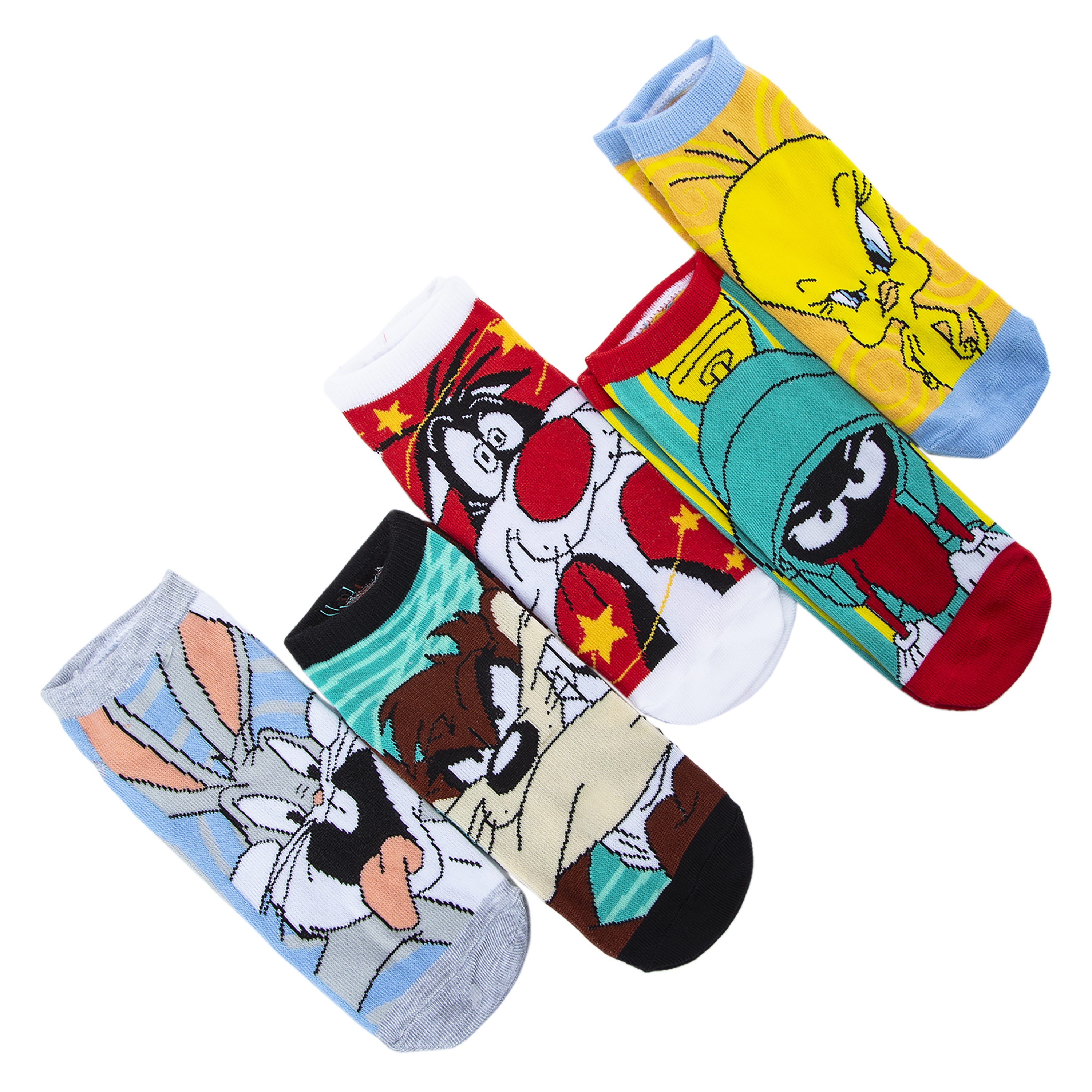 Looney Tunes™ Ladies Low-Cut Socks 5-Pack