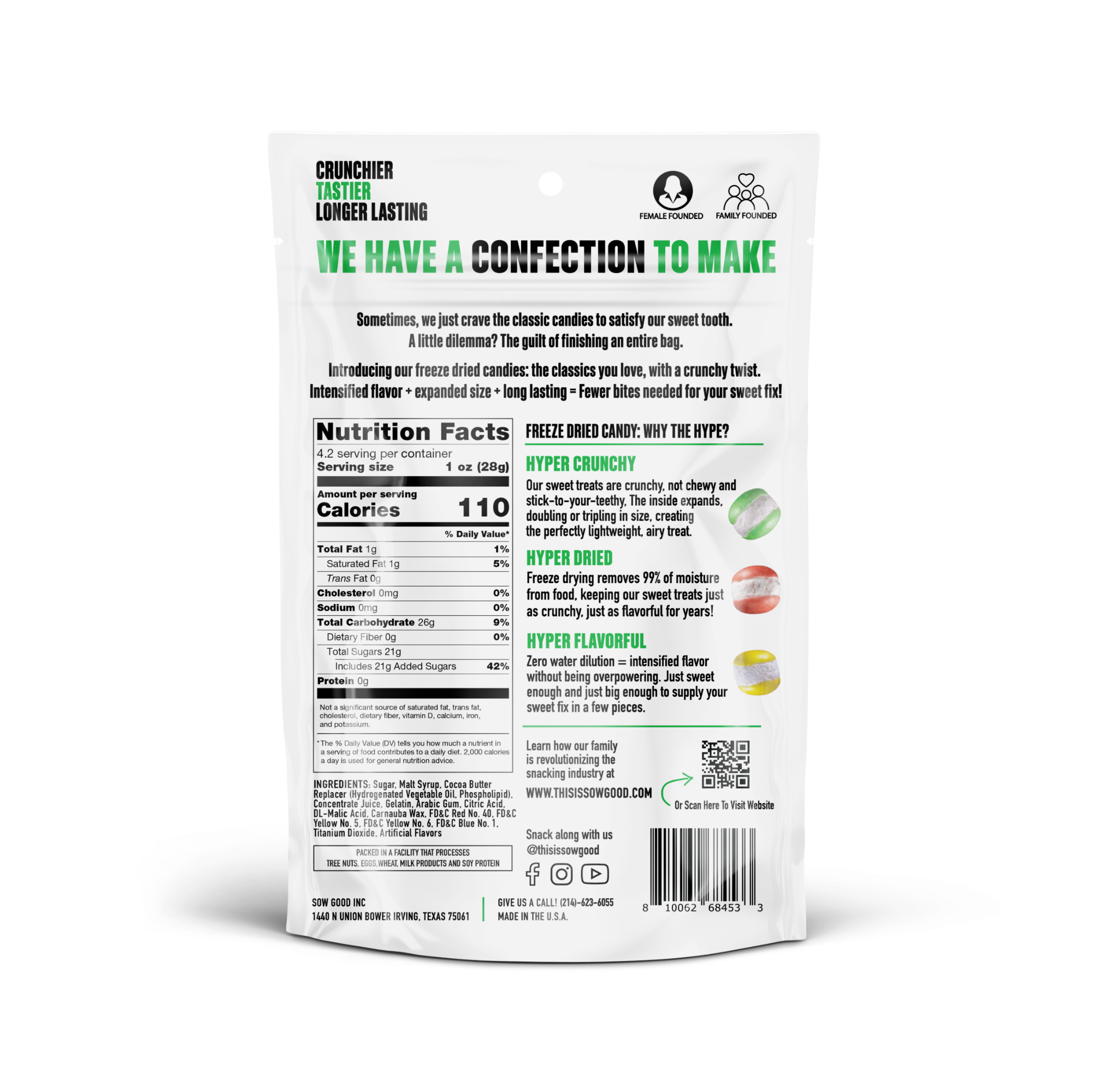 Sow Good™ Freeze Dried Sweet Bites 4oz
