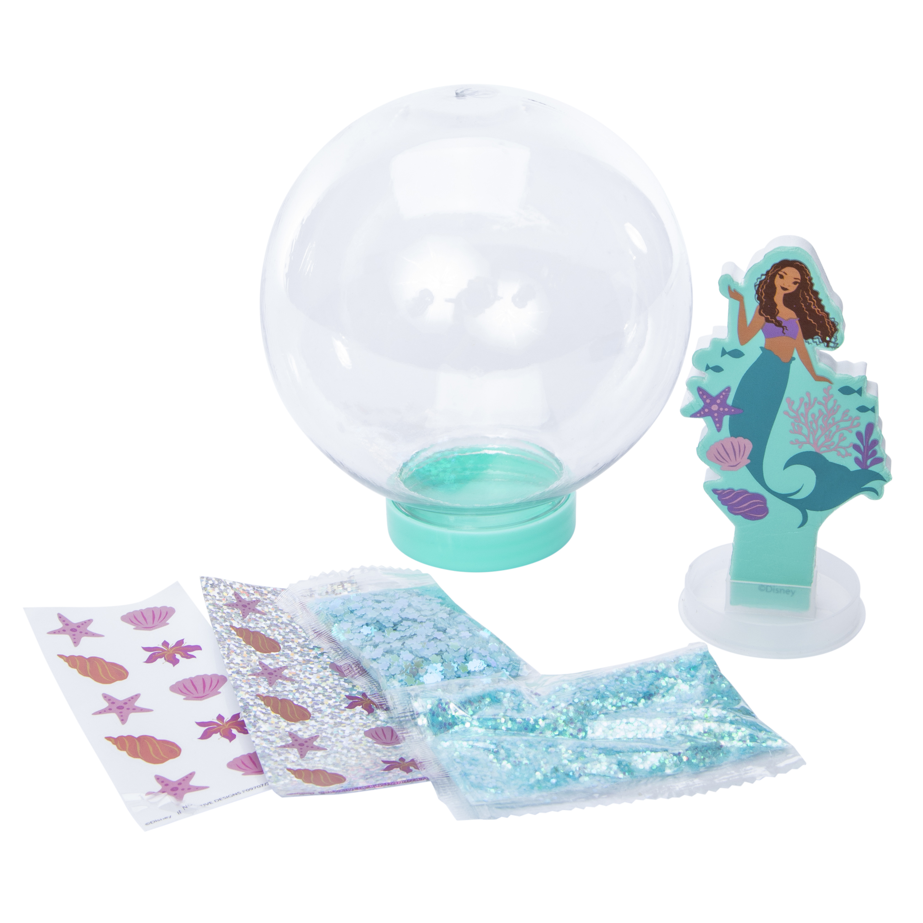 Disney The Little Mermaid Make Your Own Snow Globe