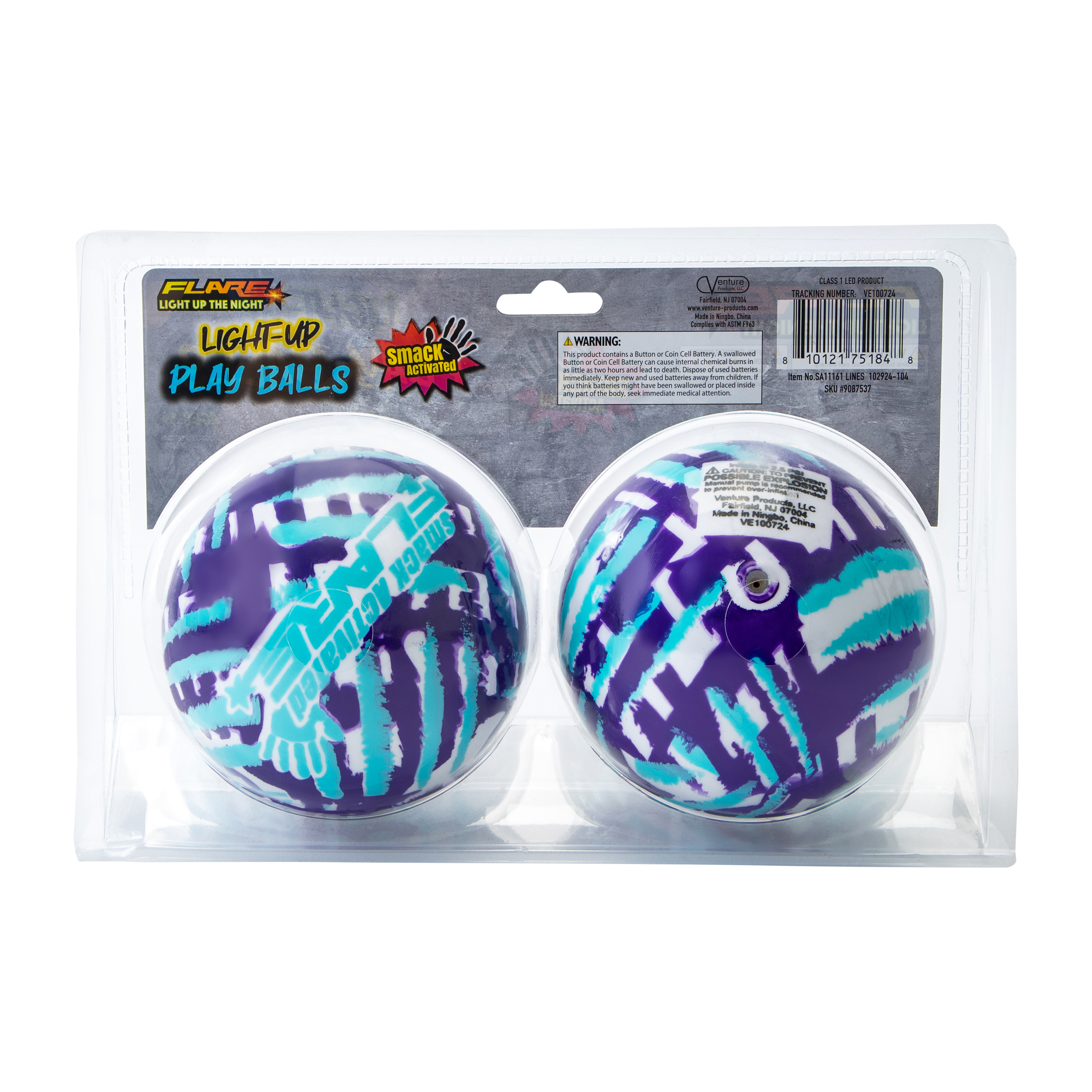 Flare™ Light-Up Play Balls 2-Pack