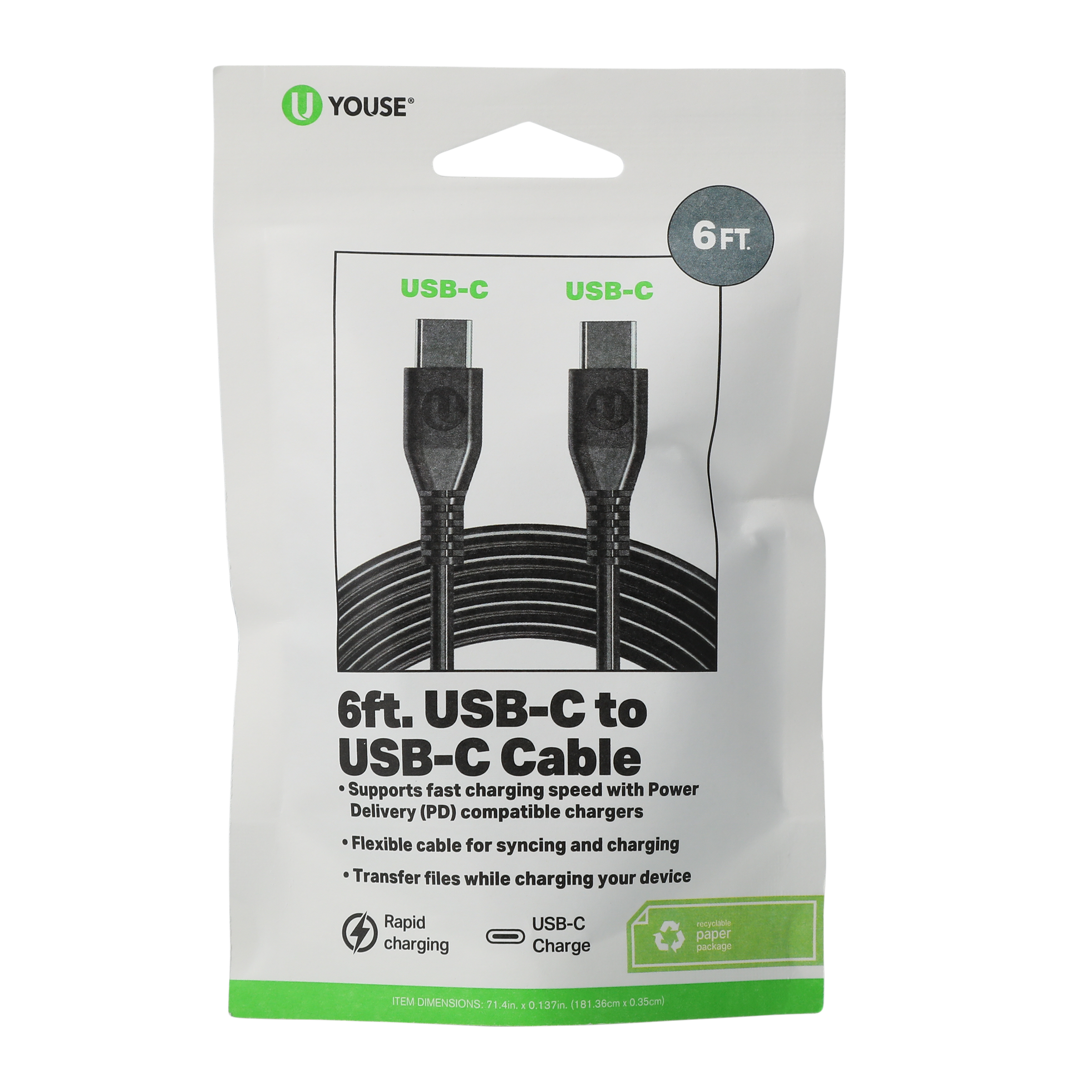 6ft USB-C To Cable