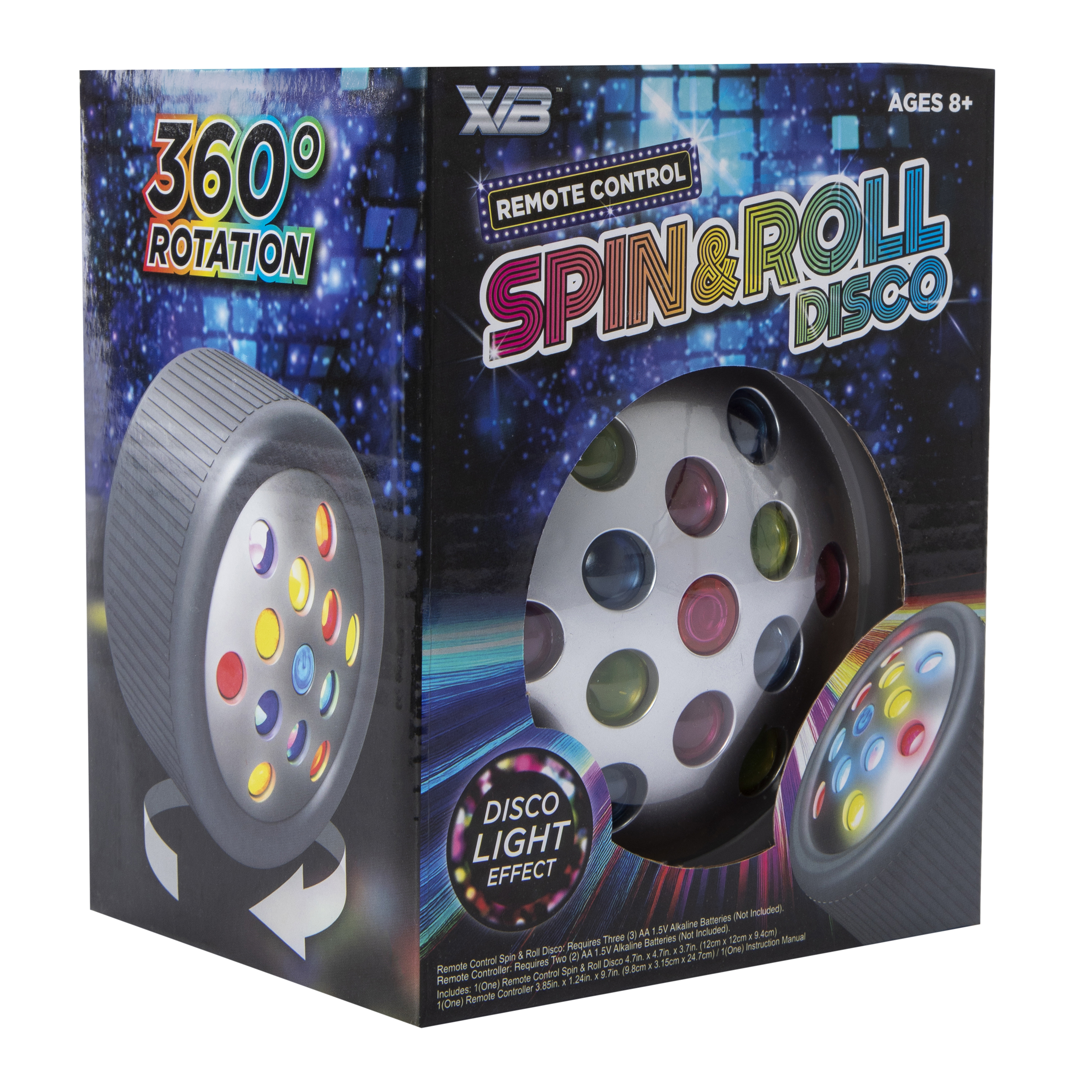 Remote Control Spin & Roll Disco