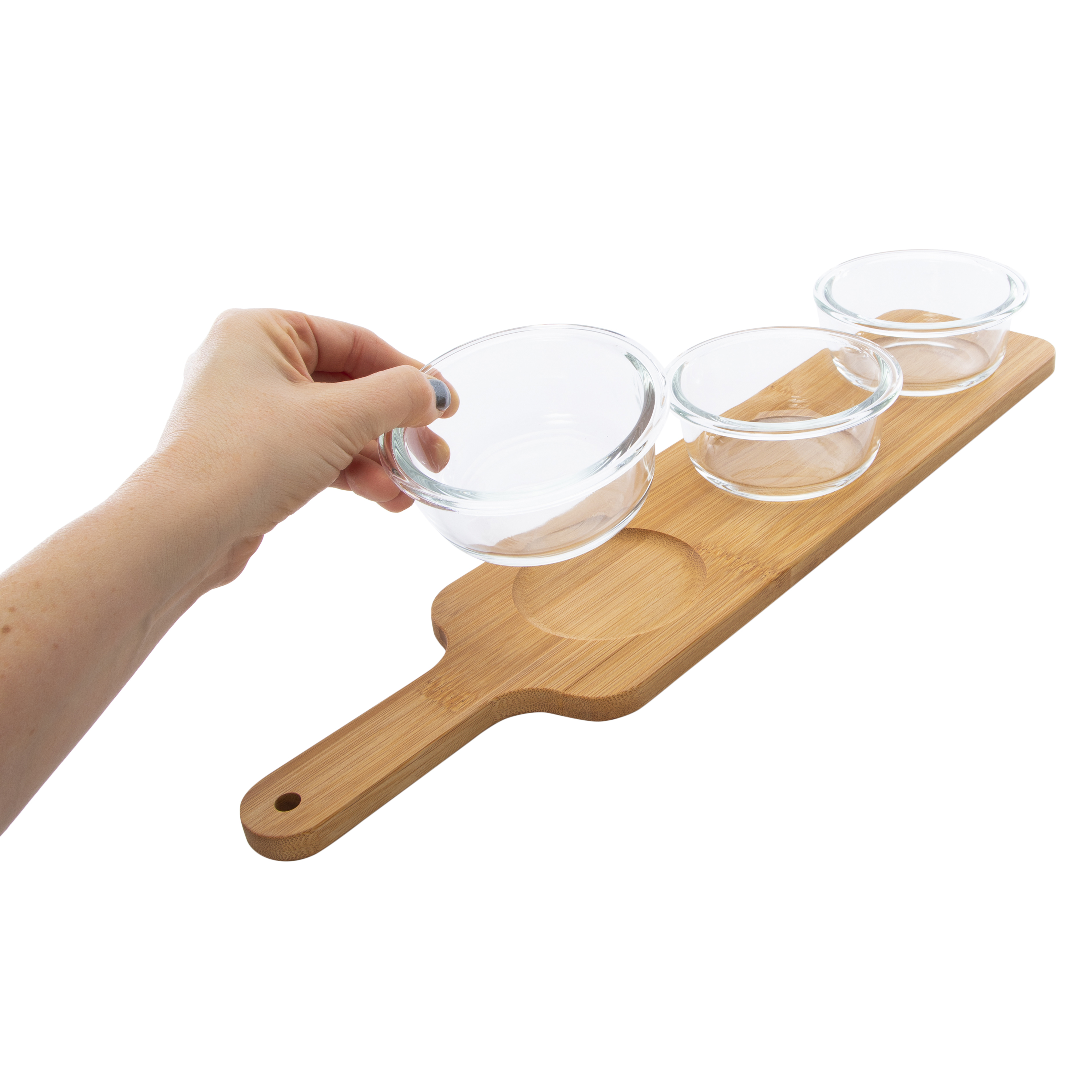 Serving Board And Bowls 4-Piece Set