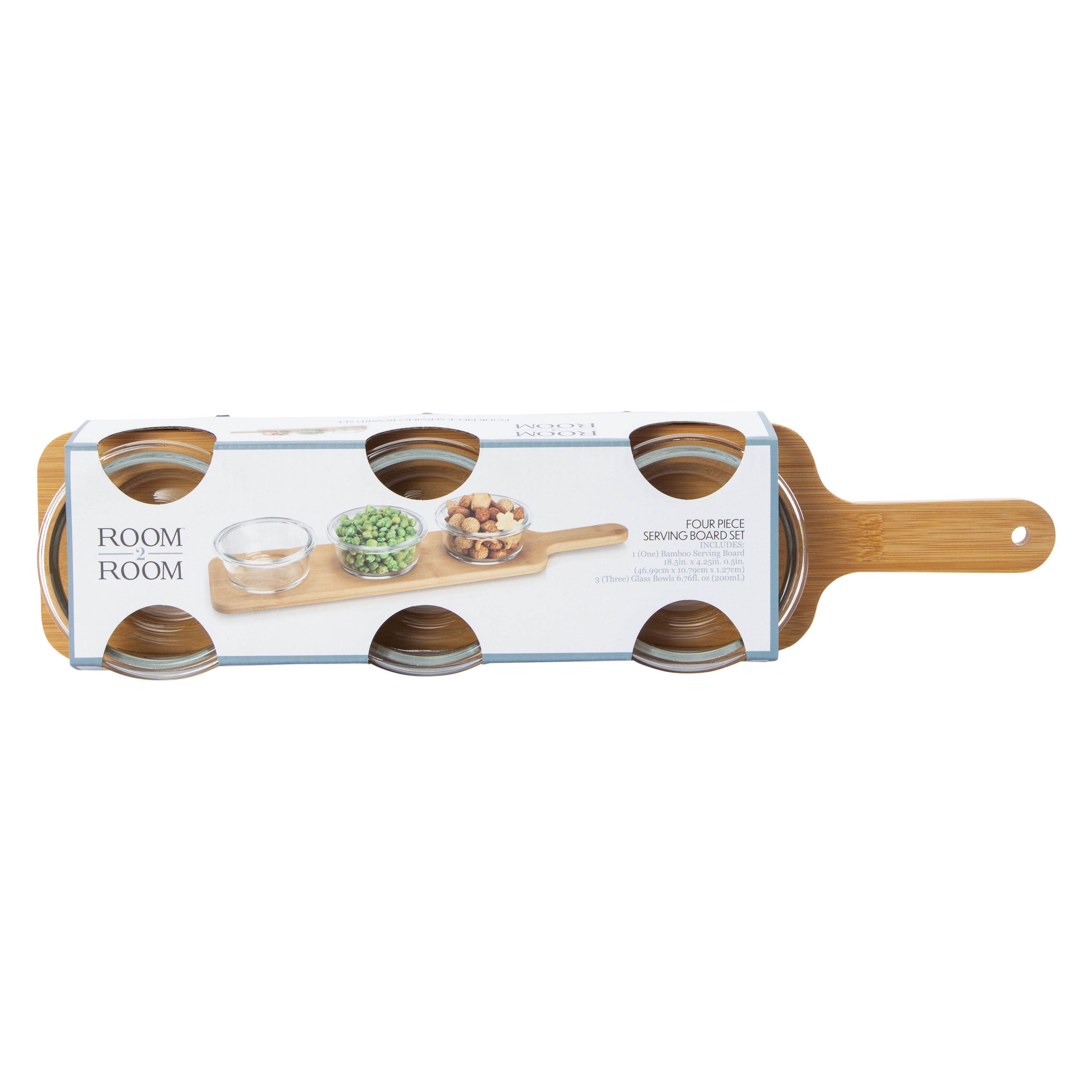 Serving Board And Bowls 4-Piece Set