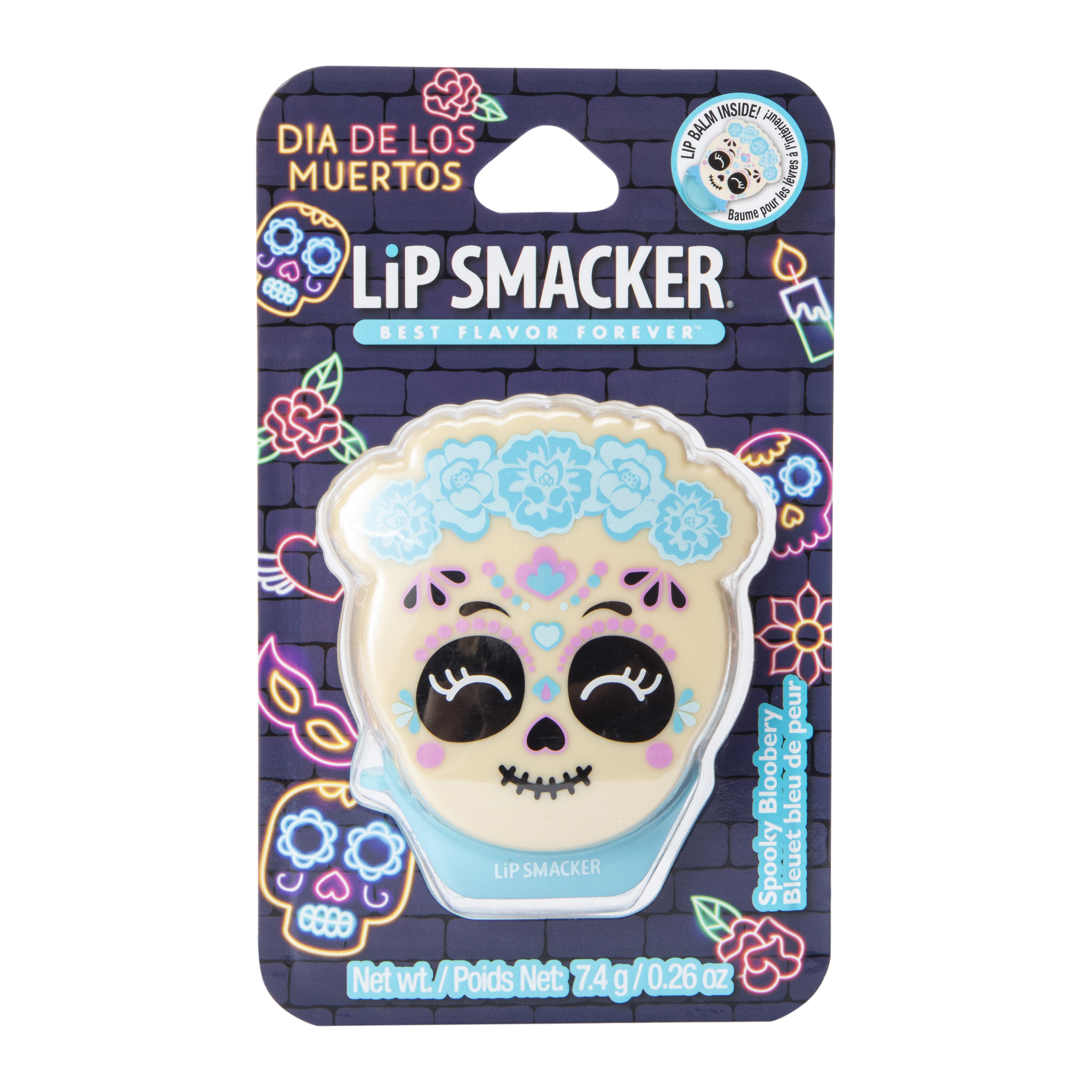 Lip Smacker® Spooky Blooberry Dia De Los Muertos Lip Balm