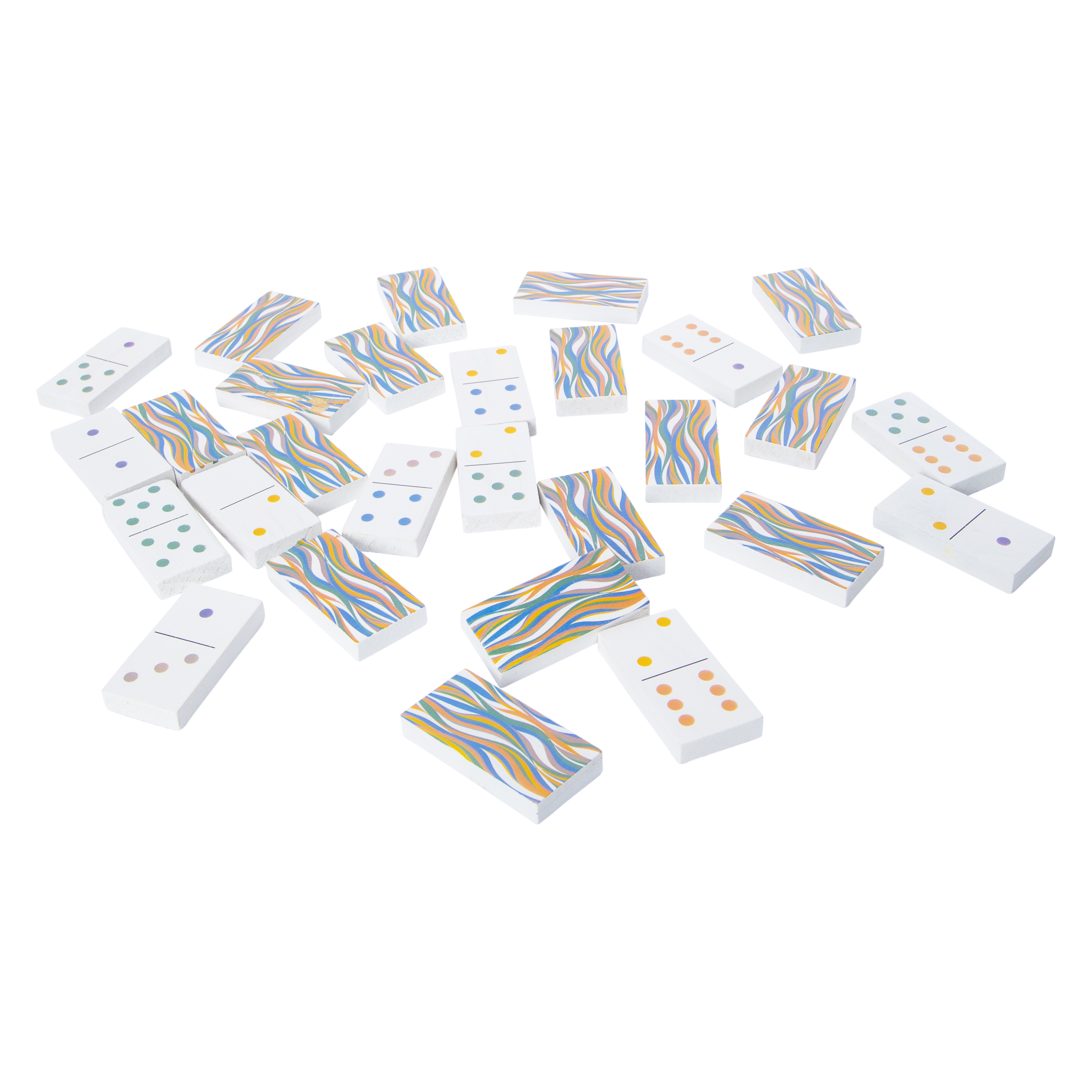 Wooden Dominoes Modern Classic Game