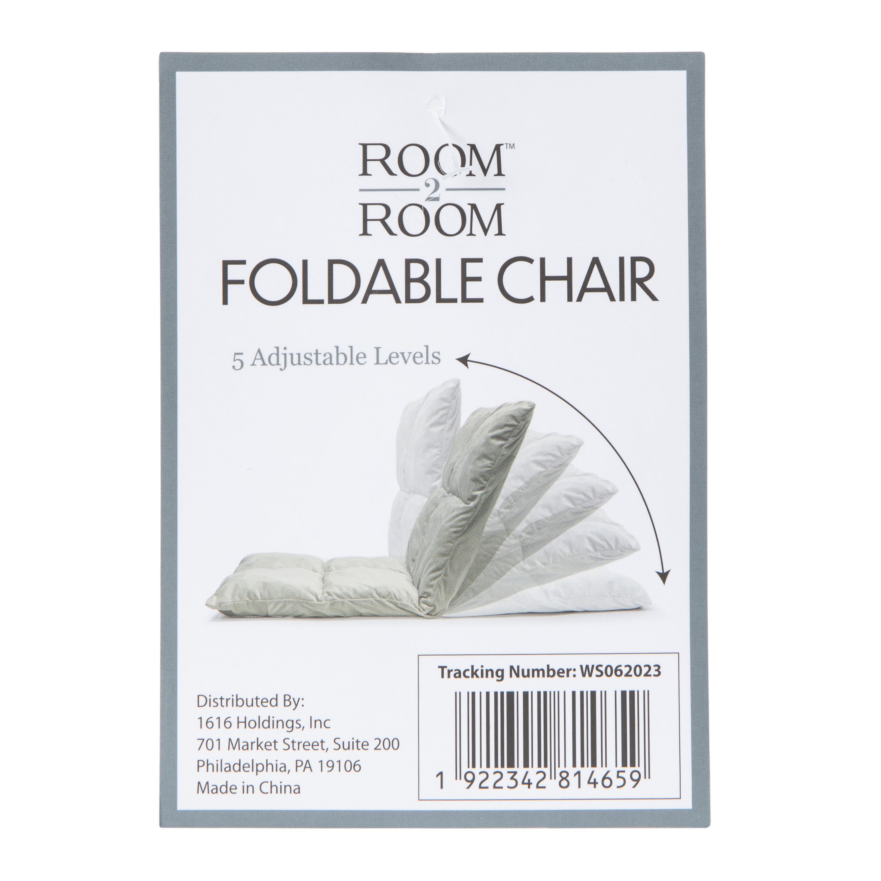 Foldable Floor Chair 47.24in x 23.62in
