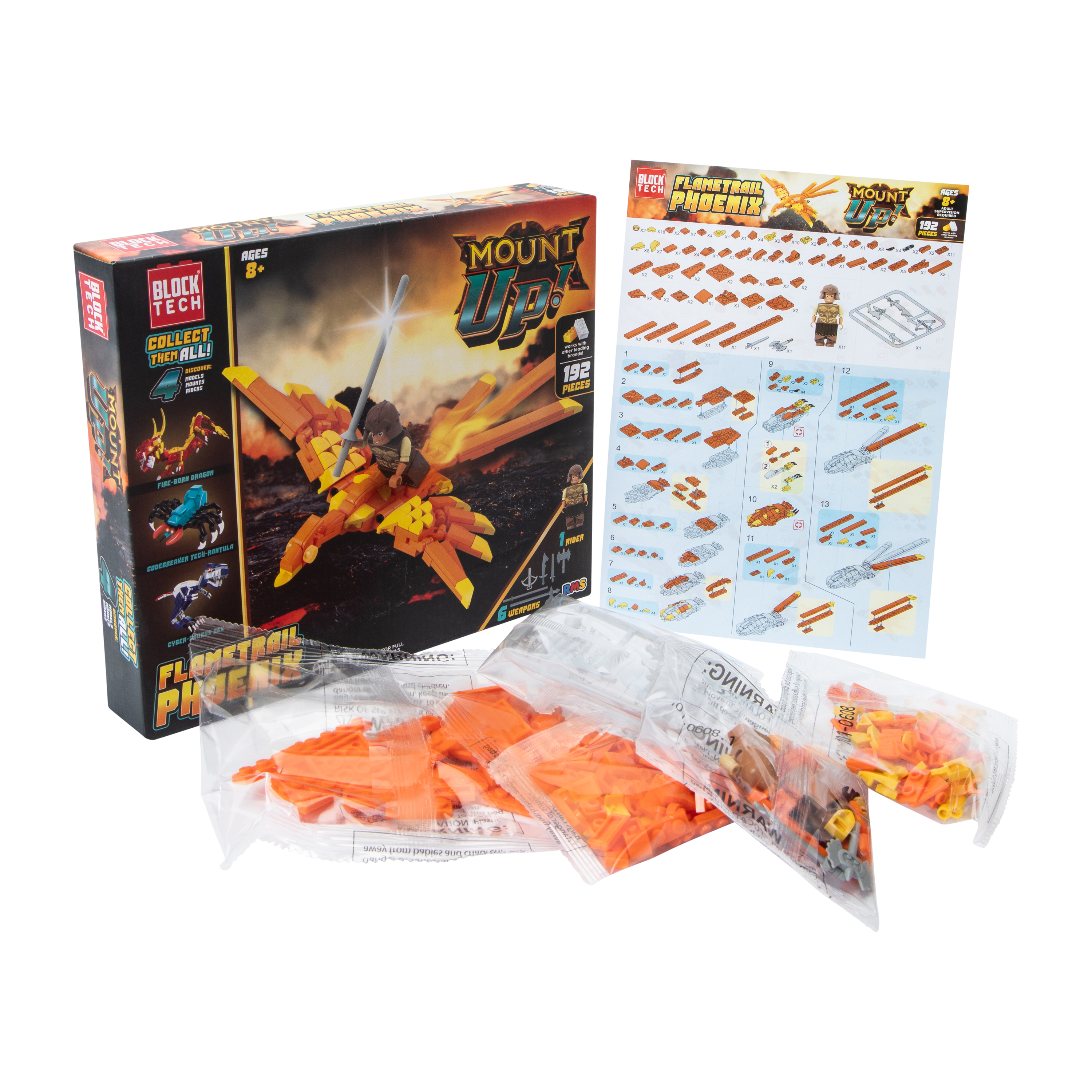 未開封デックセット Block Tech® Mount Up! Build Kit With Minifigure | Five Below