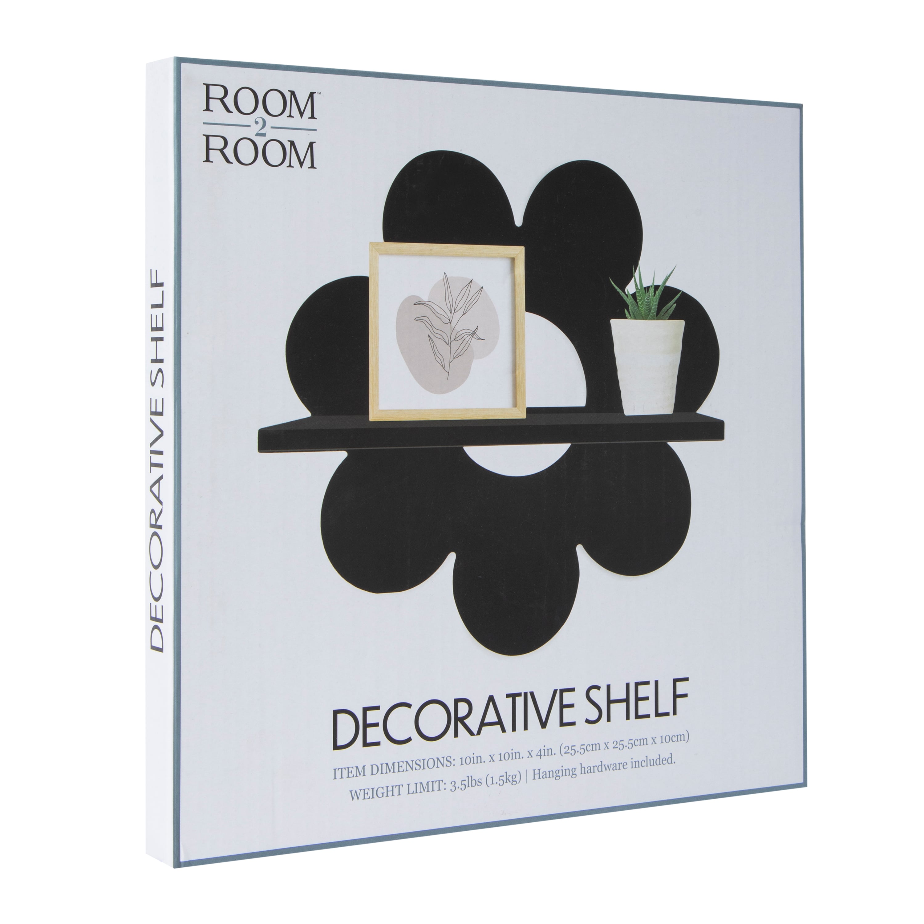 Daisy Decorative Wall Shelf 10in