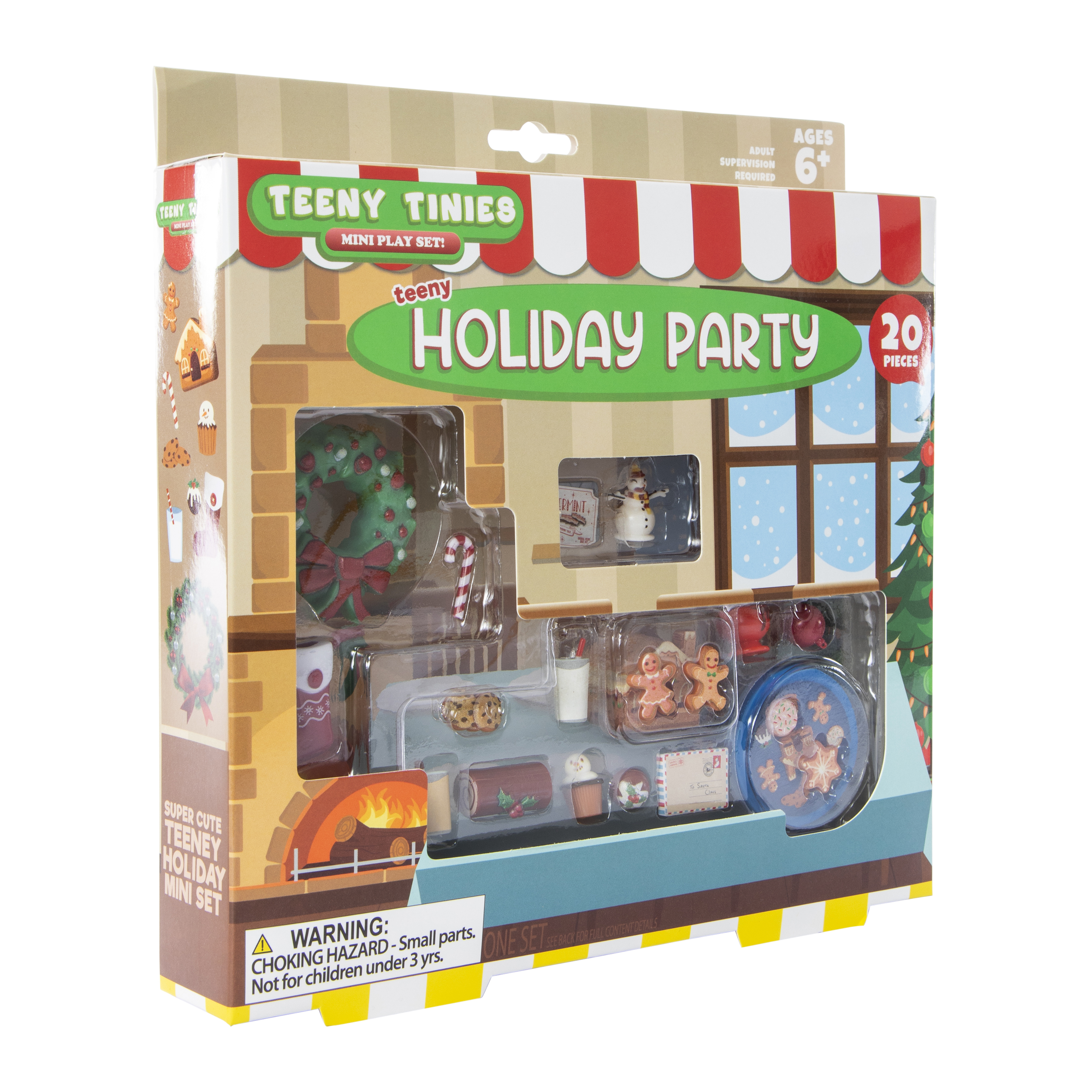 Teeny Tinies Holiday Party 20-Piece Play Set