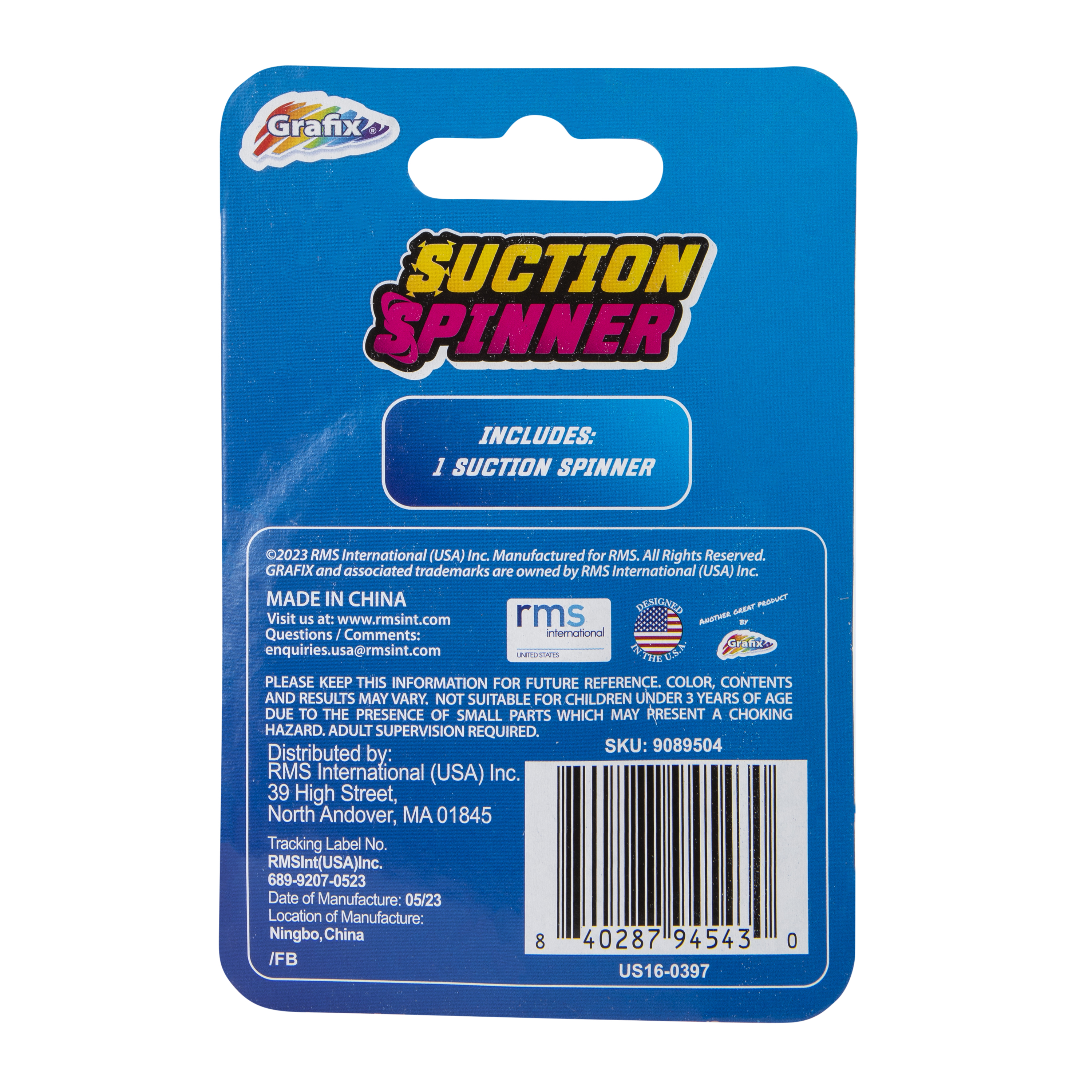 Grafix® Suction Spinner Toy
