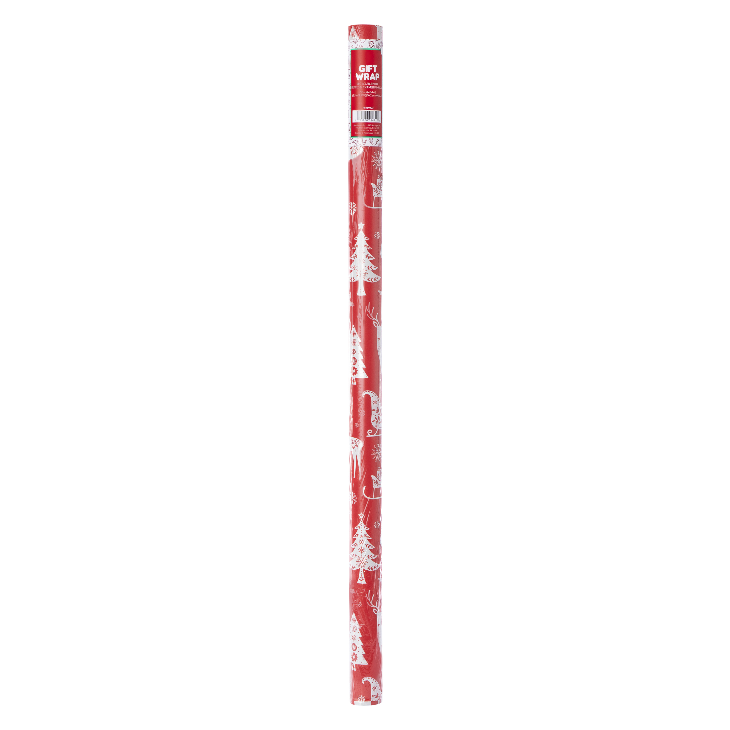 Traditional Christmas Wrapping Paper 50 Sq.ft