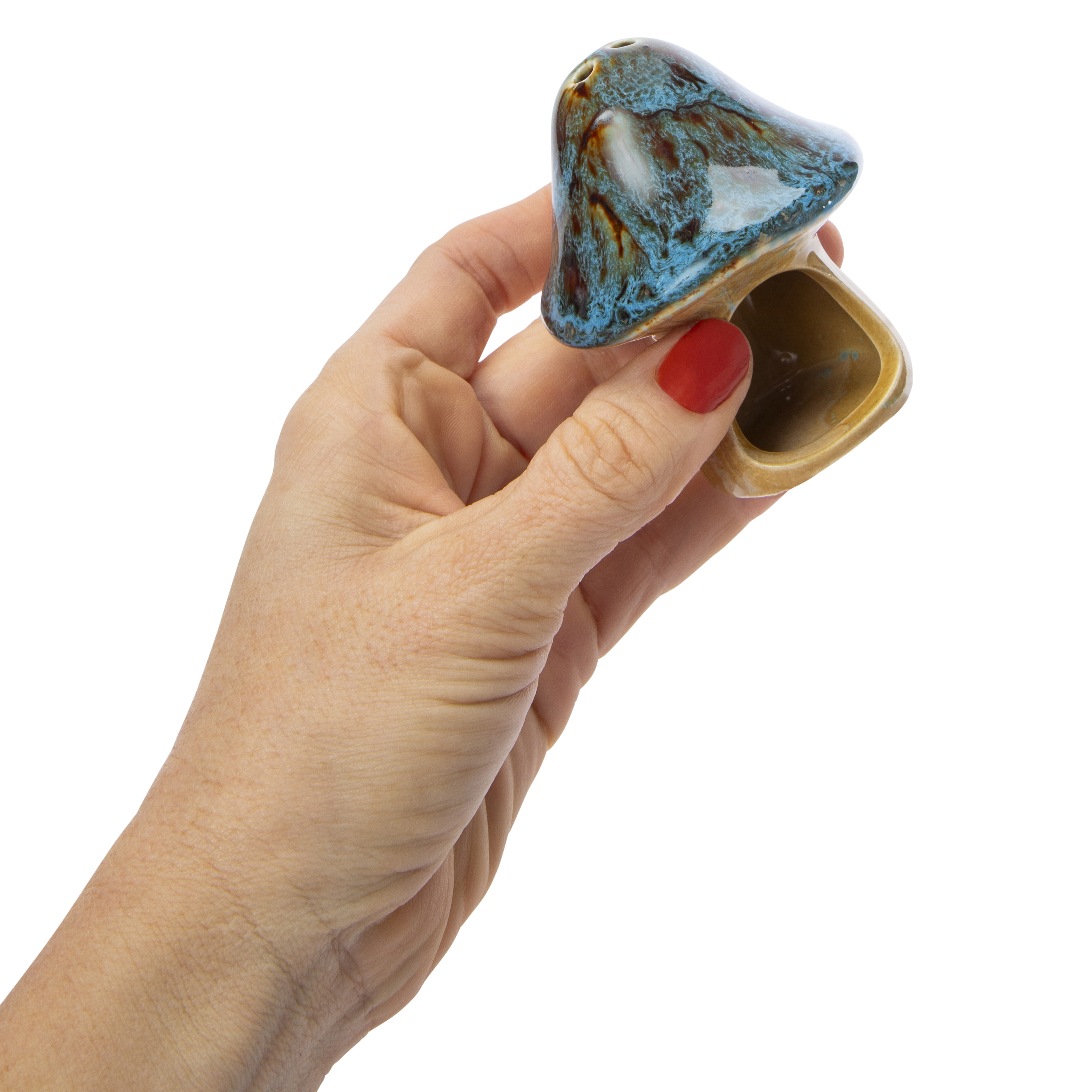 Glazed Mushroom incense Burner