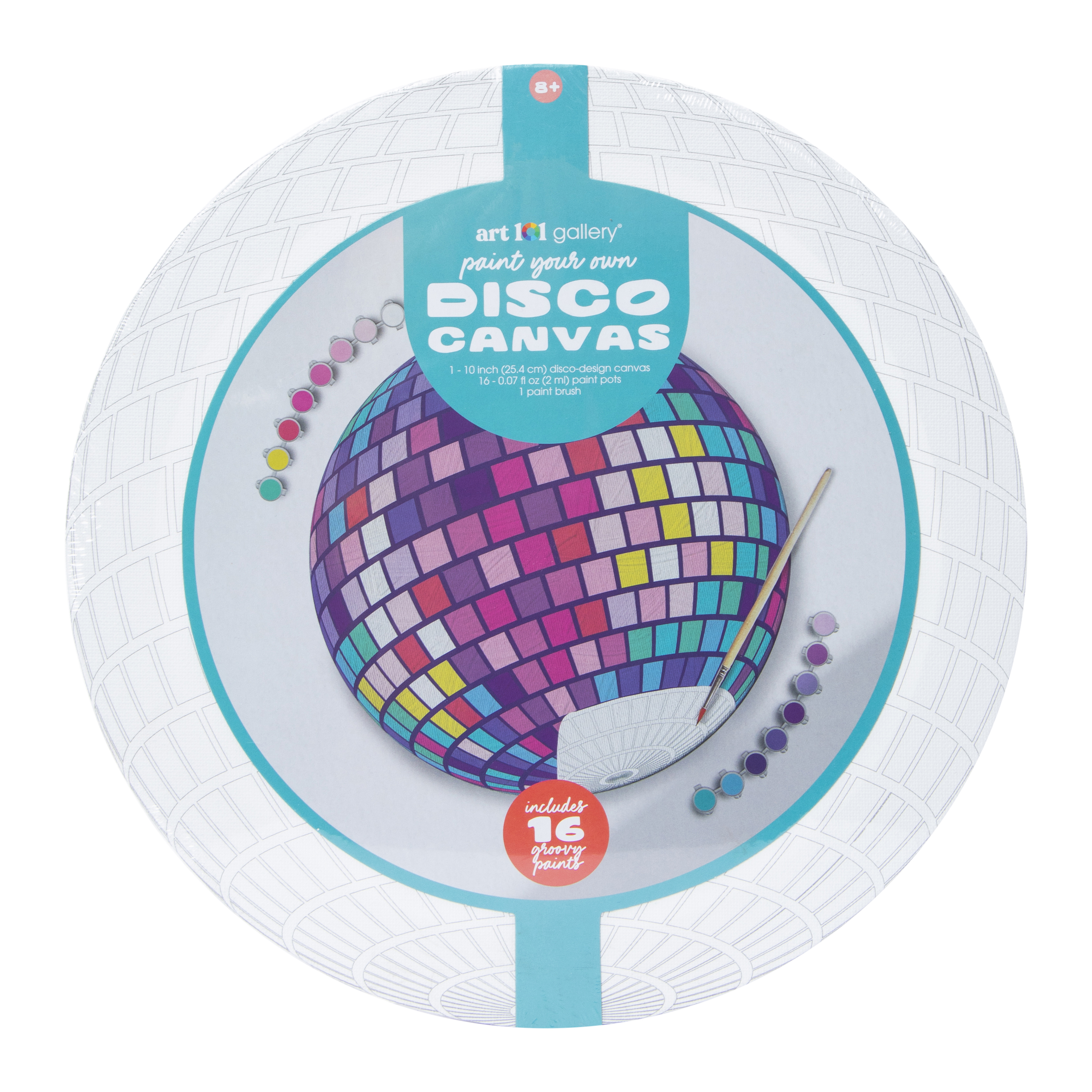 Paint Your Own Disco Canvas Art Kit