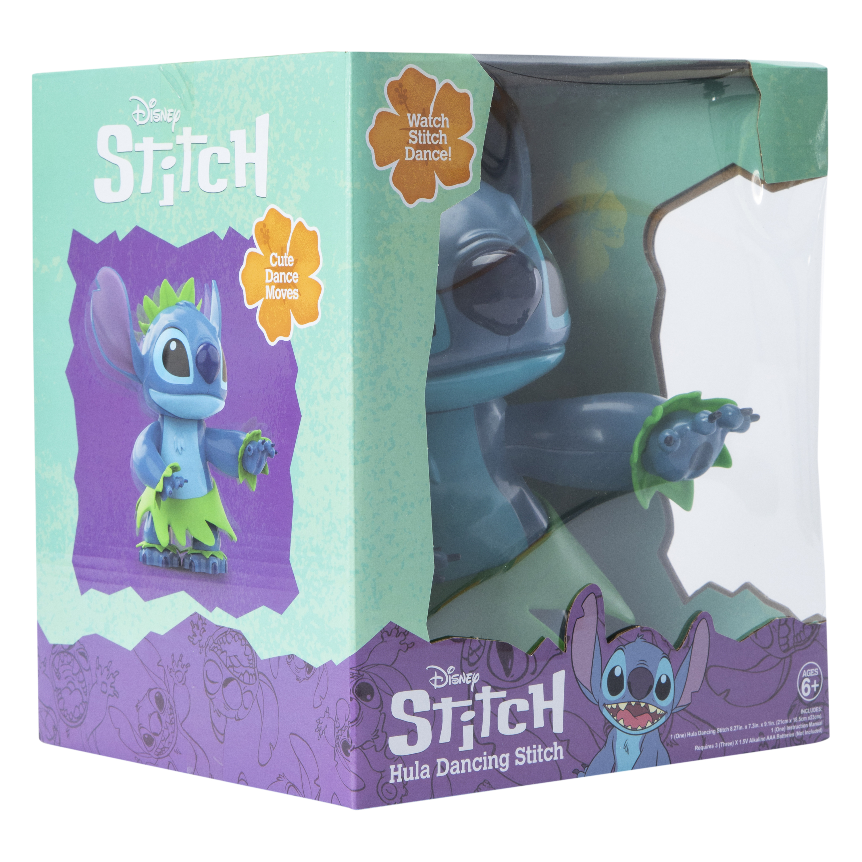 Hula Dancing Stitch Figure 8.27in x 9.1in