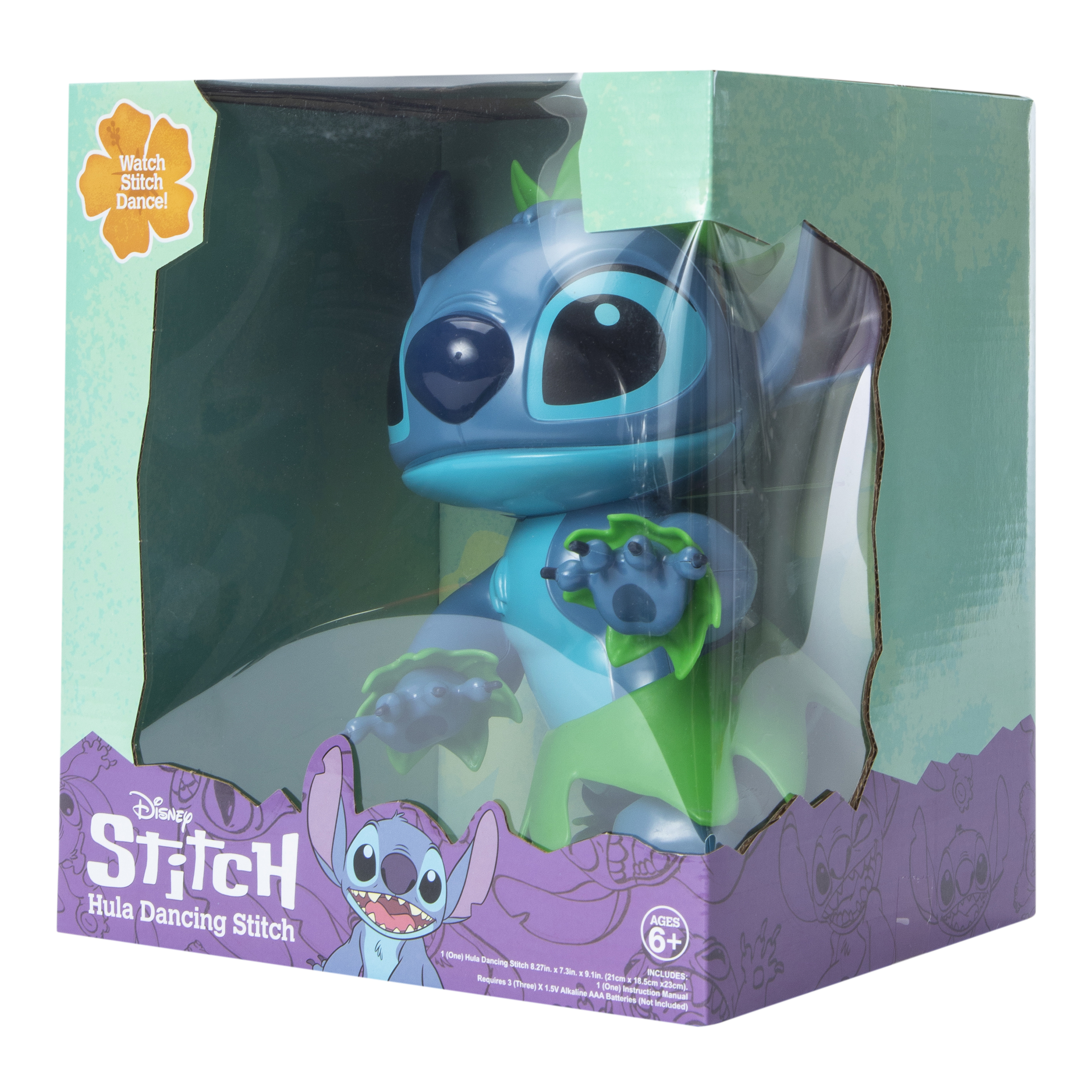 Hula Dancing Stitch Figure 8.27in x 9.1in