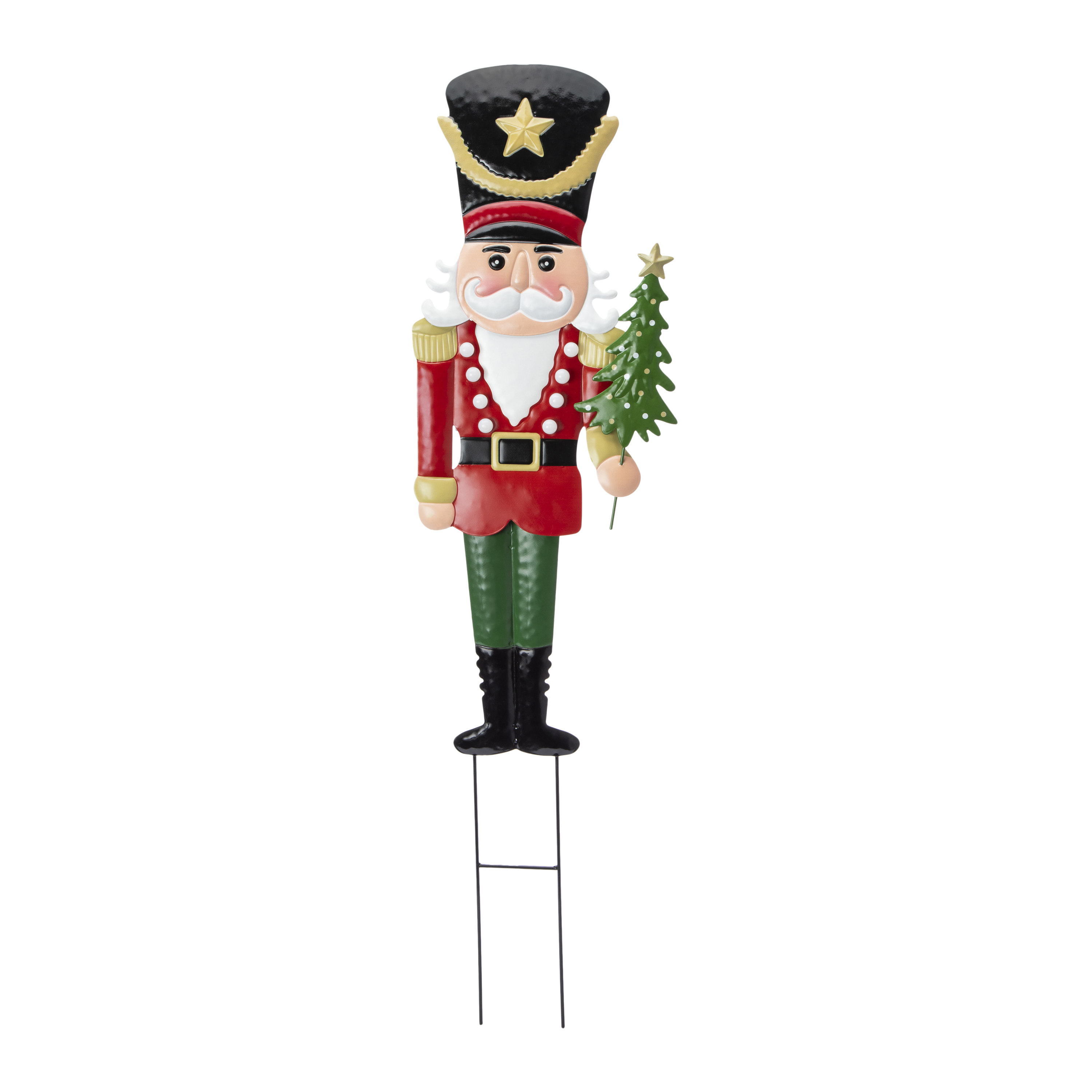 Holiday Nutcracker LED Stake 40in