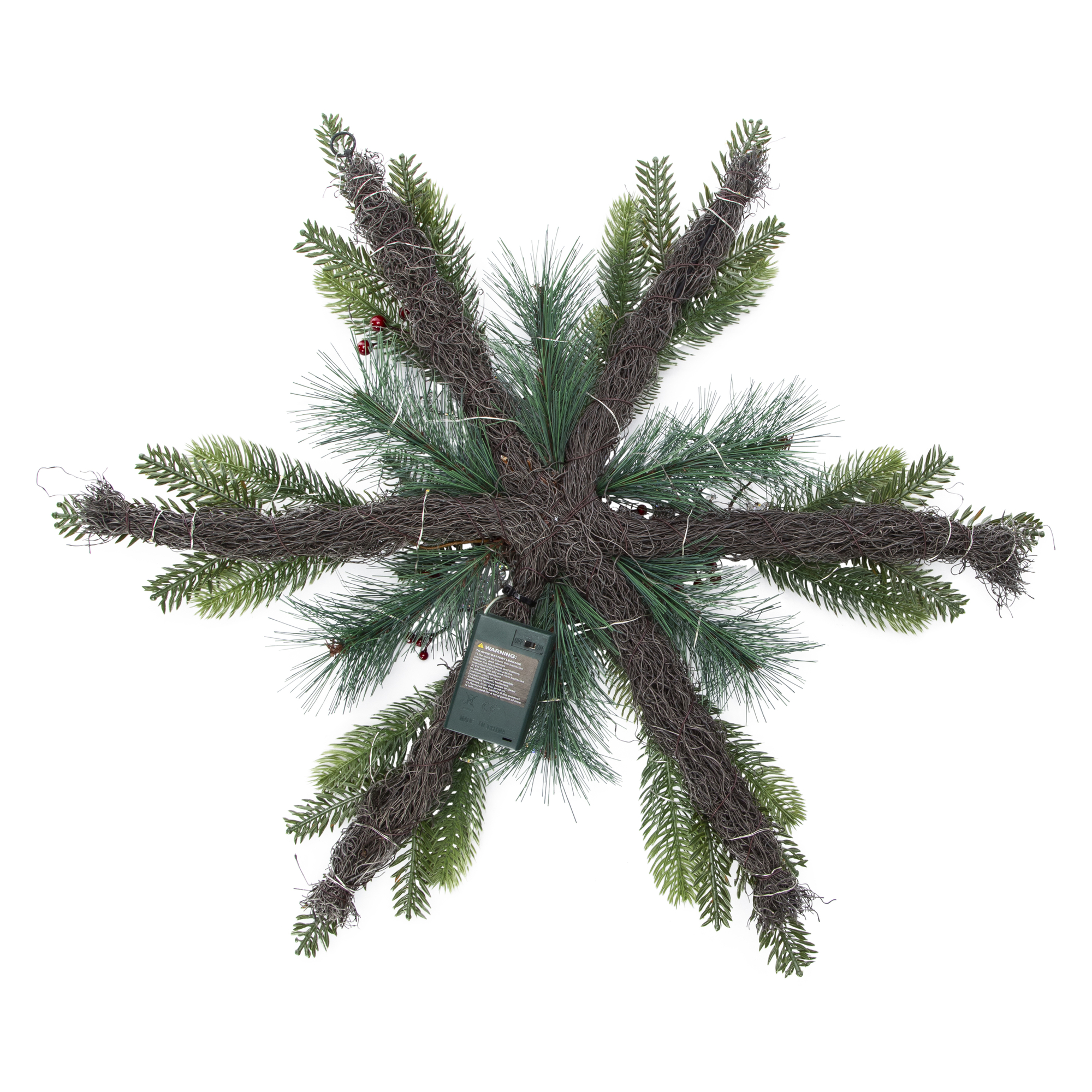 Xl LED Snowflake Wreath 24in x 4.5in