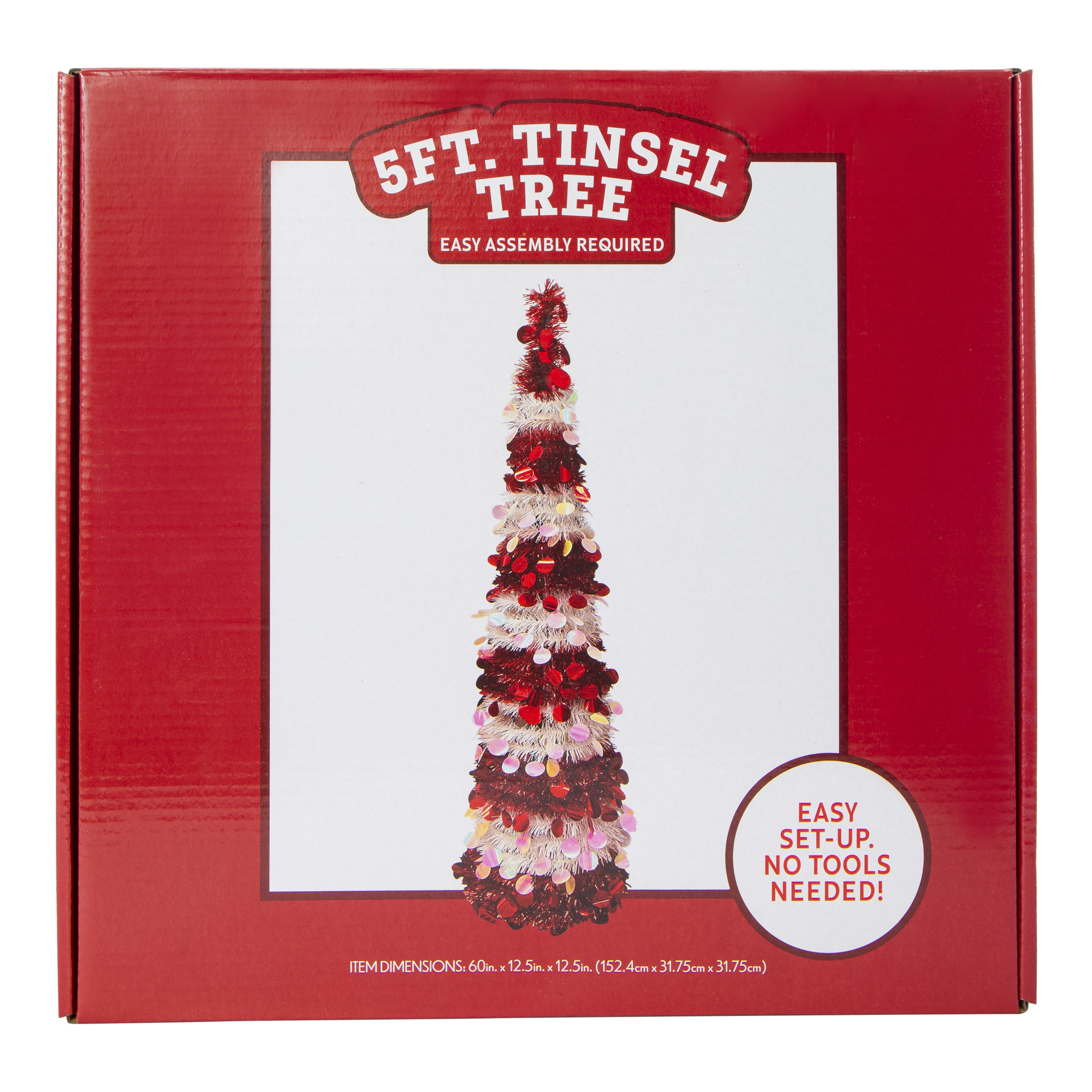 5ft Tinsel Tree