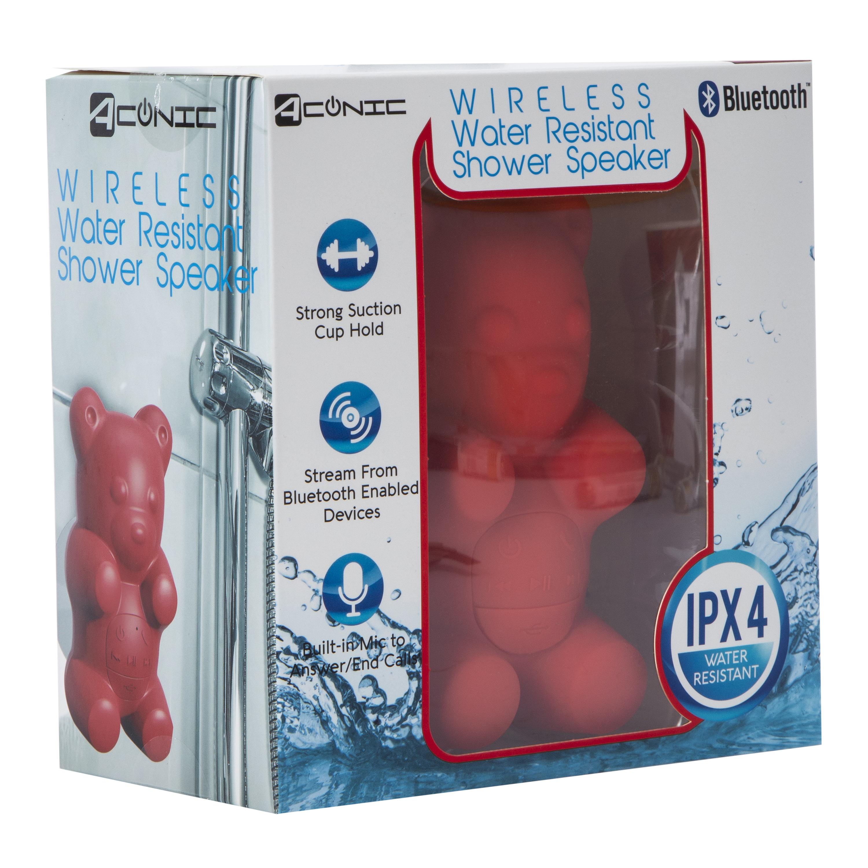 Molded Icon Wireless Shower Speaker