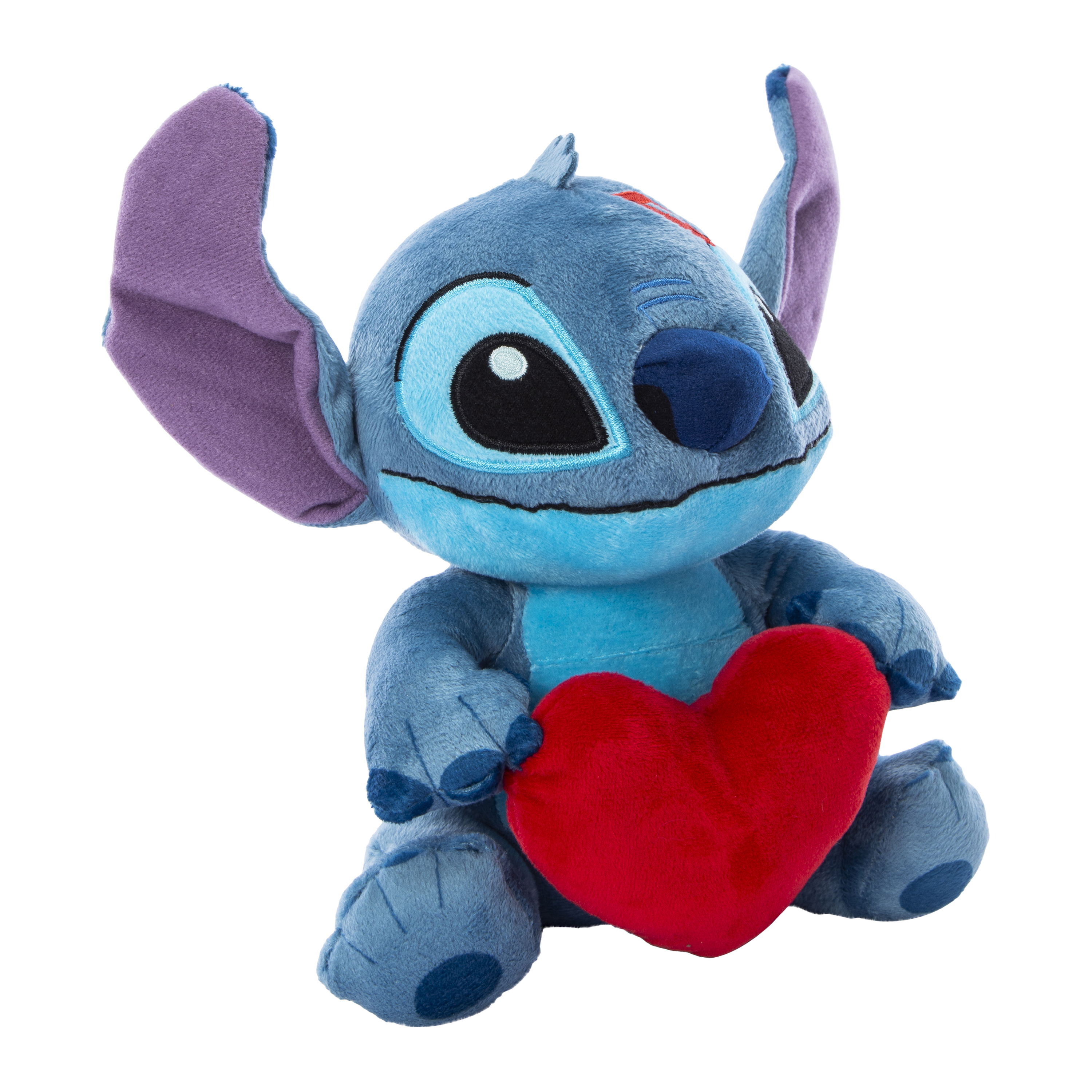 Disney Stitch Heart Plush 7.8in