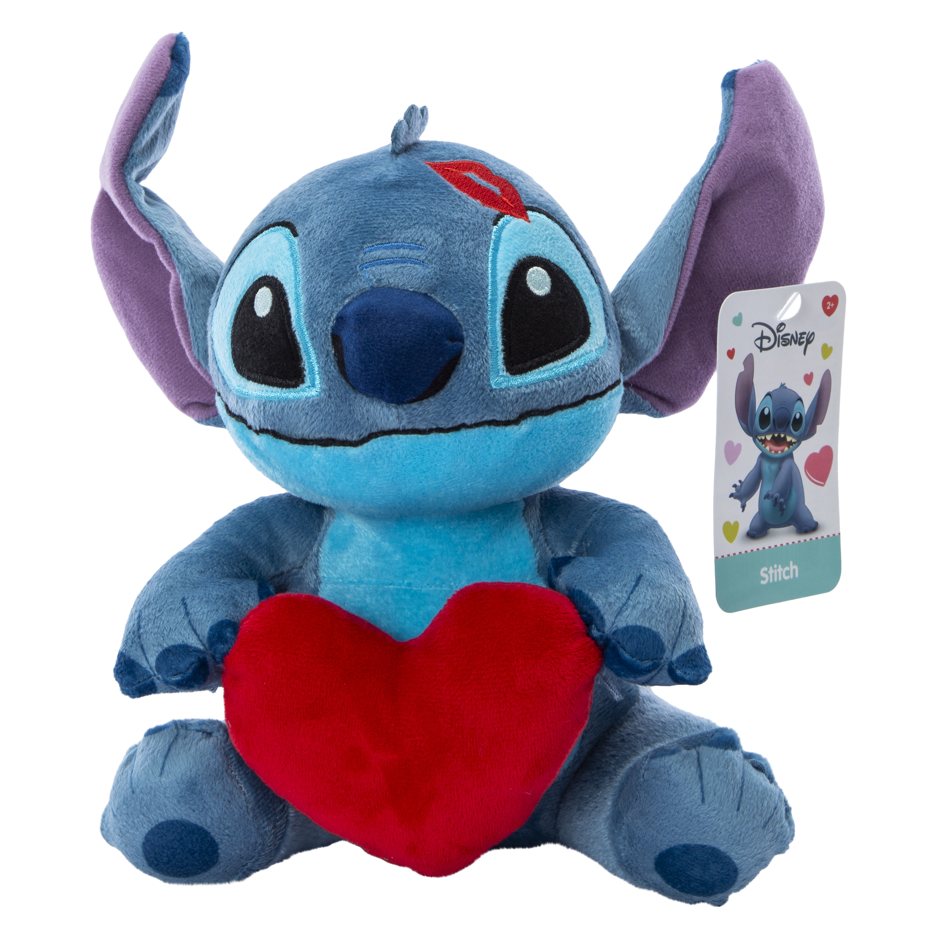 Disney Stitch Heart Plush 7.8in