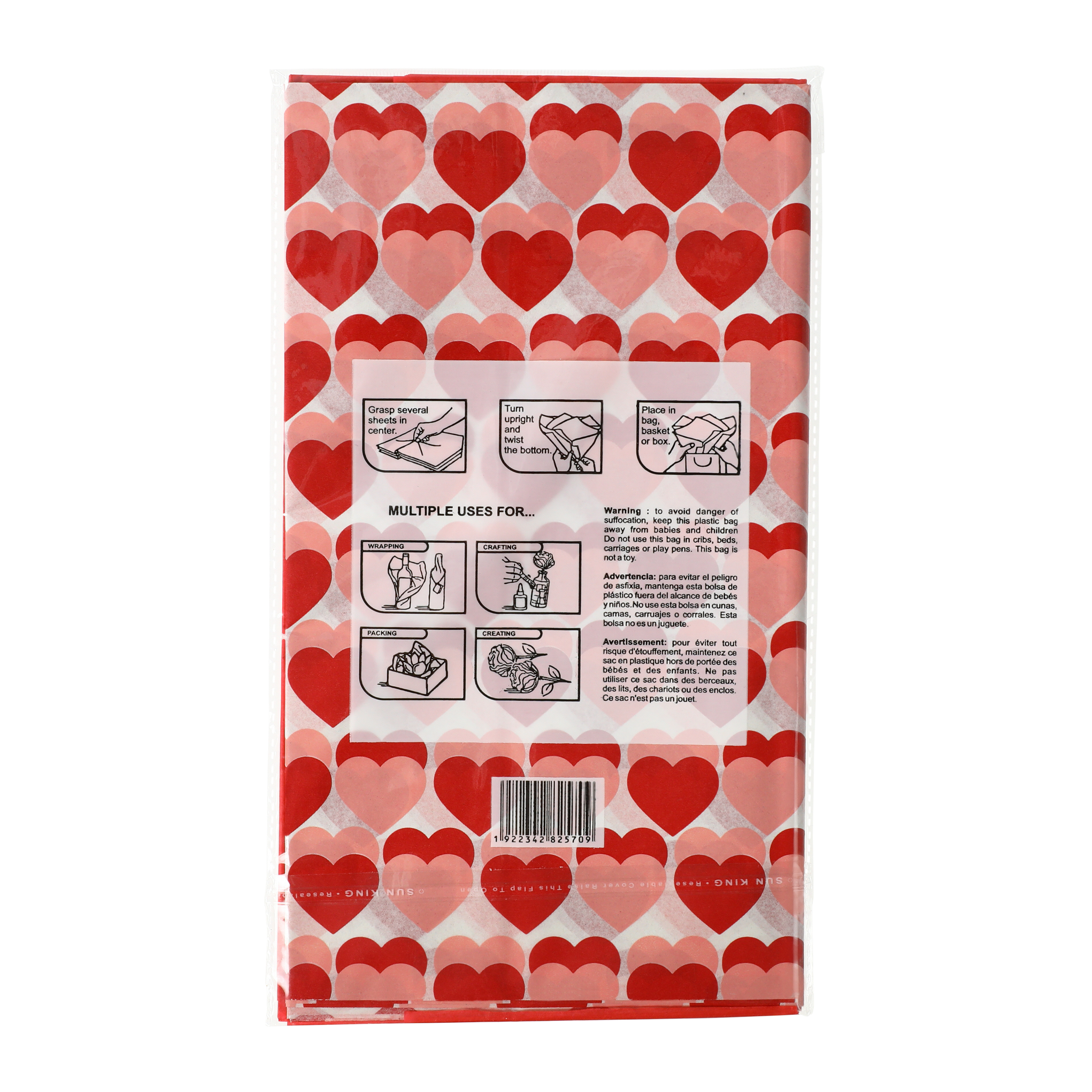 Valentine's Day Premium Gift Tissue Paper 10-Count