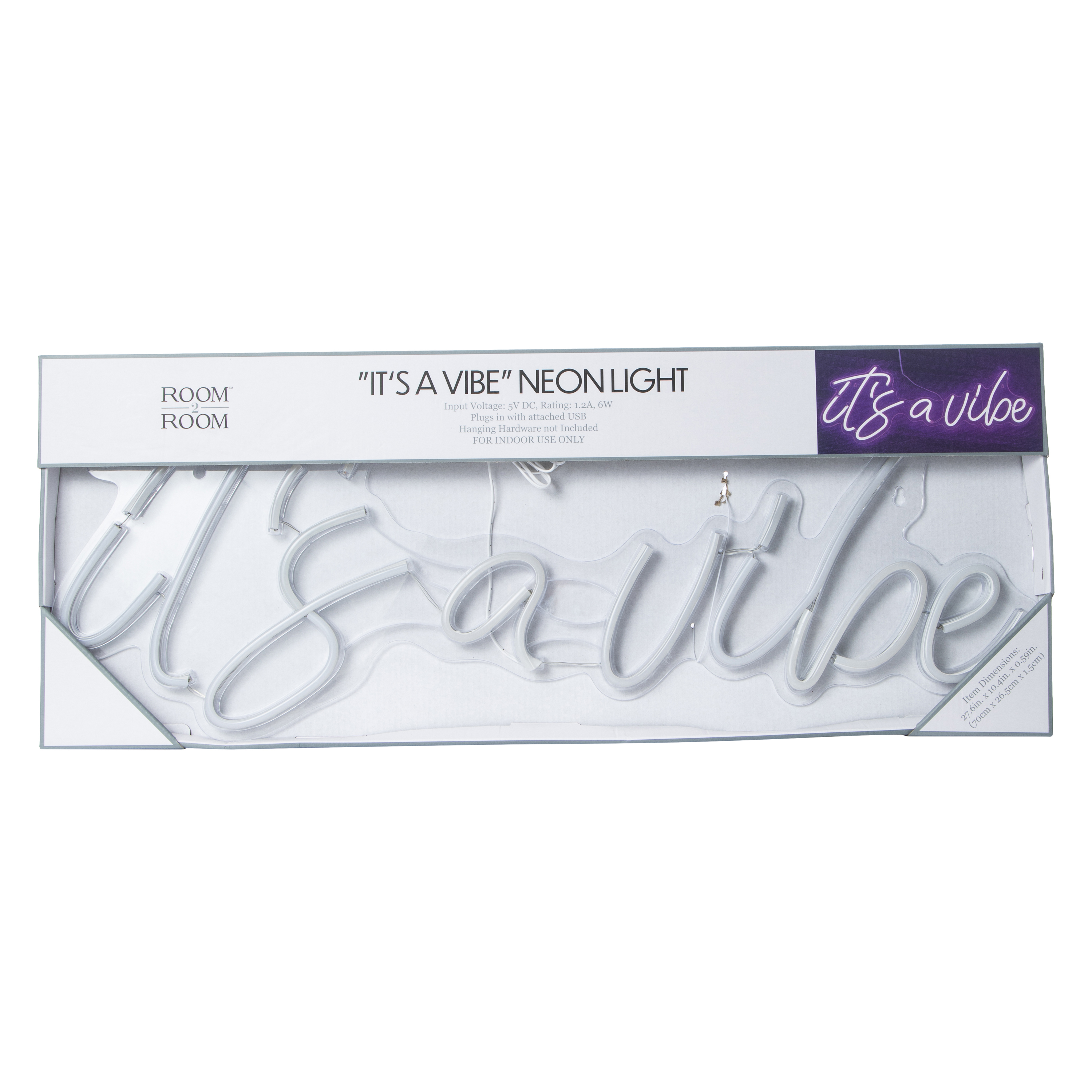 It's A Vibe Neon Light 27.6in x 10.4in
