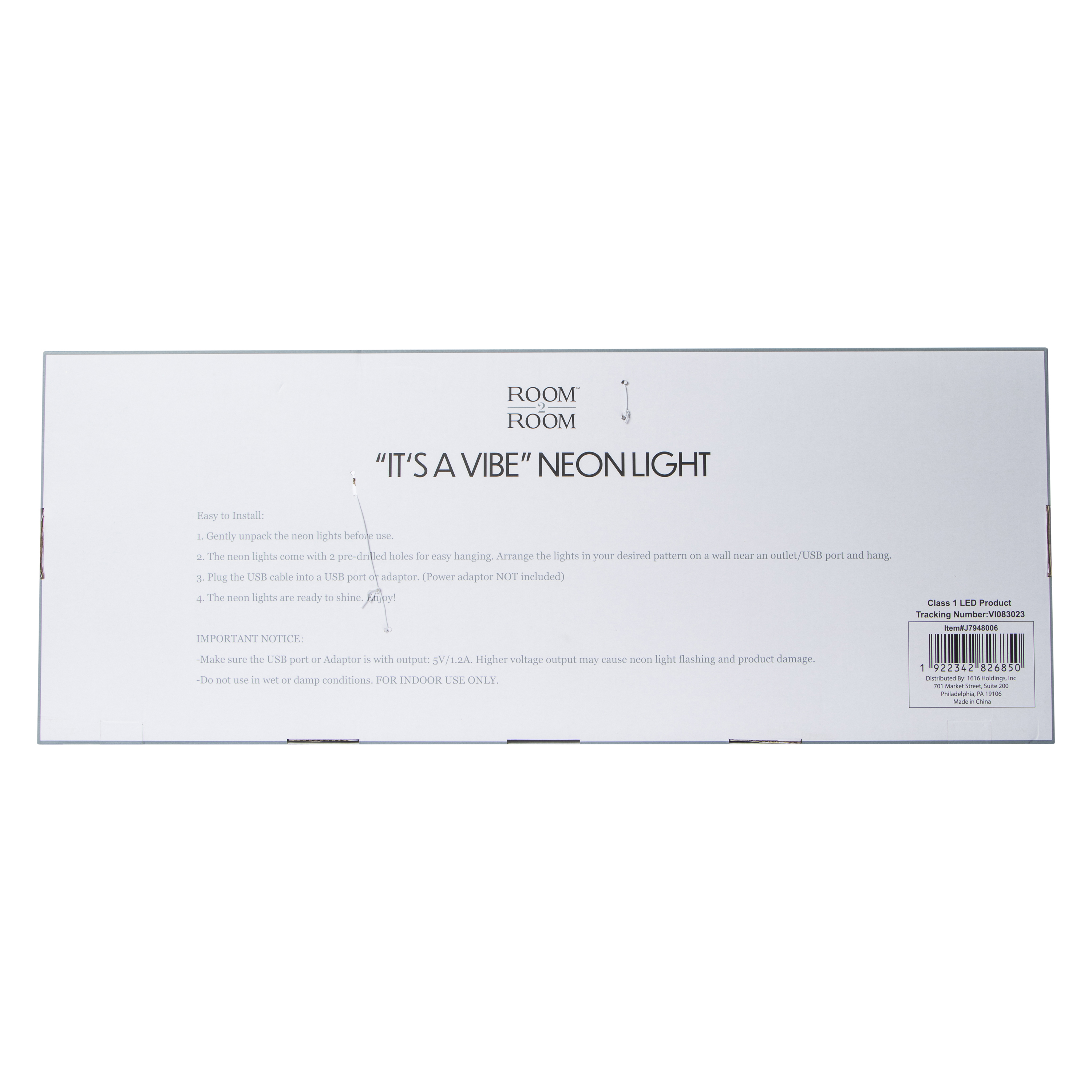 It's A Vibe Neon Light 27.6in x 10.4in