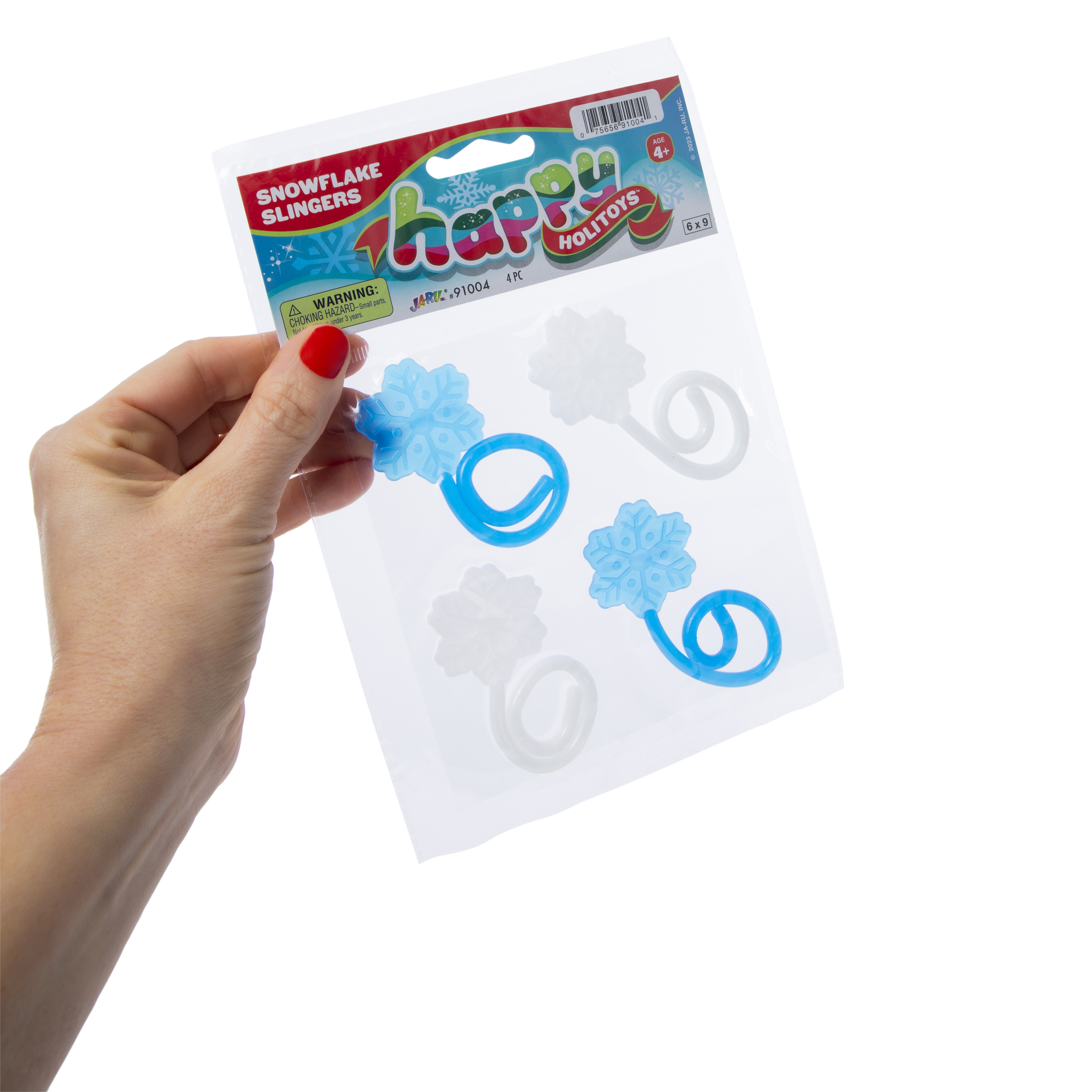 Happy Holitoys™ Snowflake Slingers 4-Count