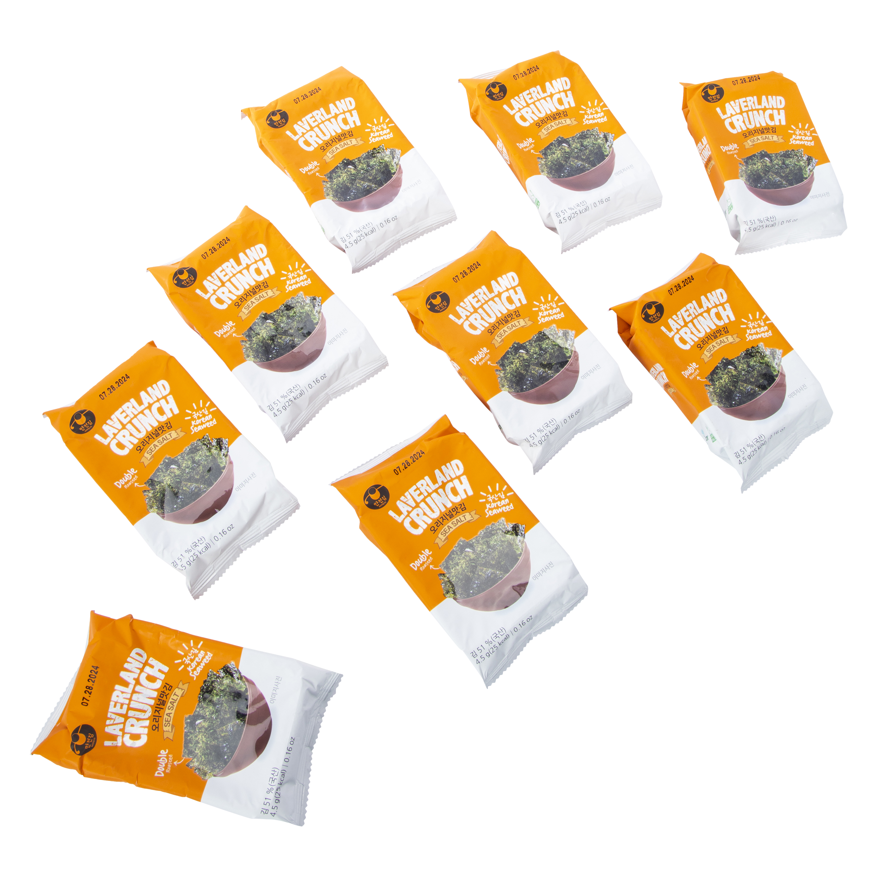 Laverland Crunch Sea Salt Roasted Seaweed 1.43oz