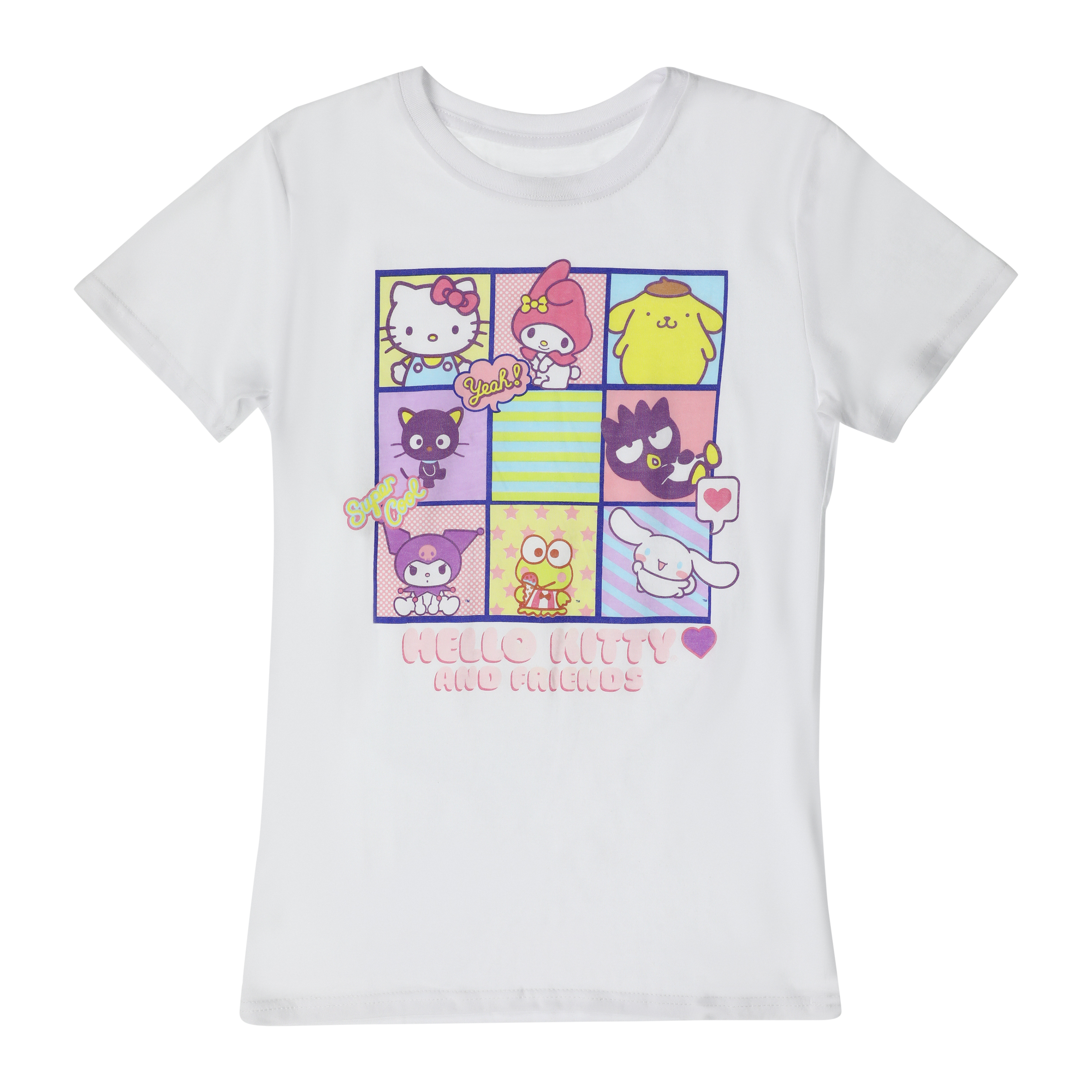Sanrio® Hello Kitty And Friends® Grid Graphic Tee at Hamilton