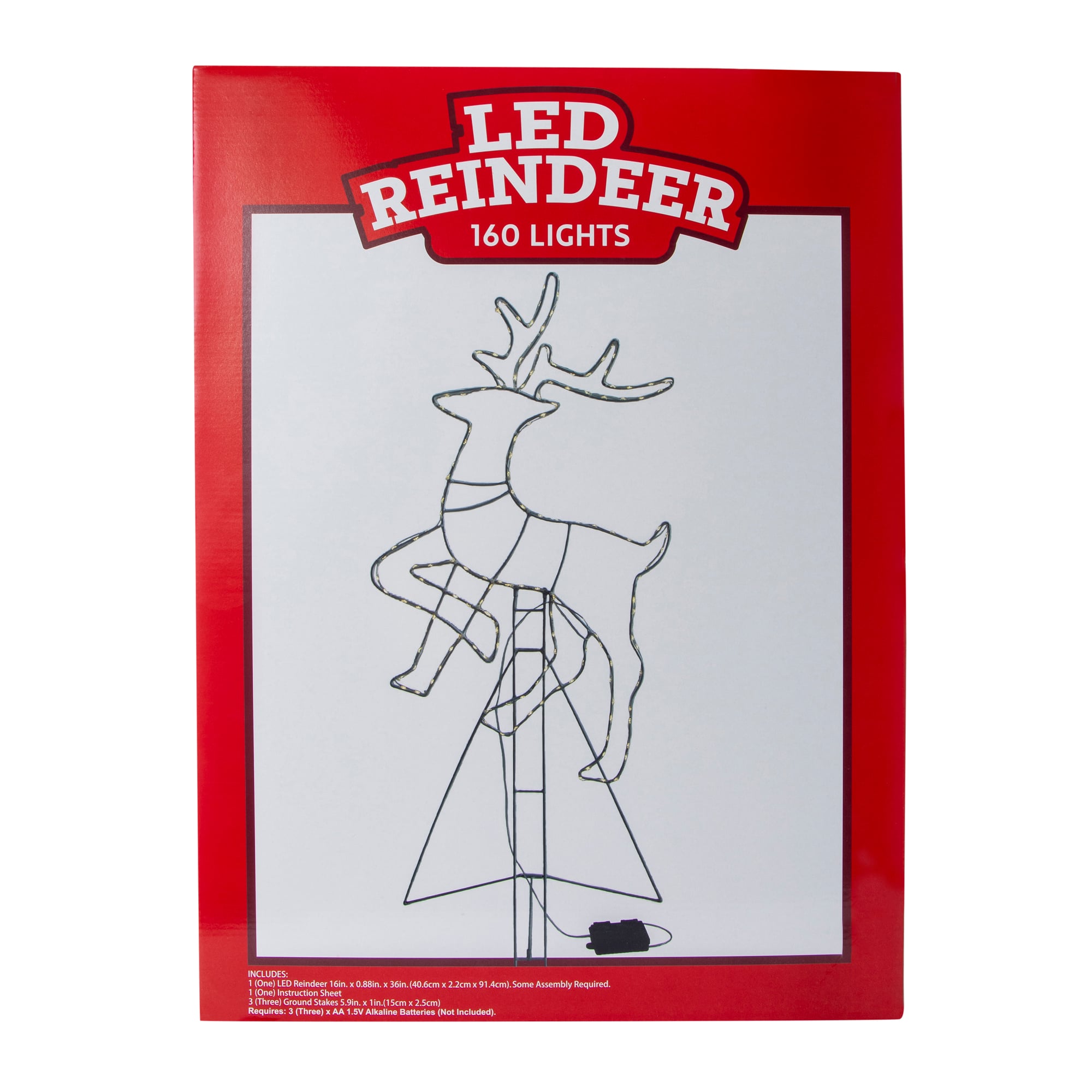 LED Christmas Yard Stake Decoration 36in