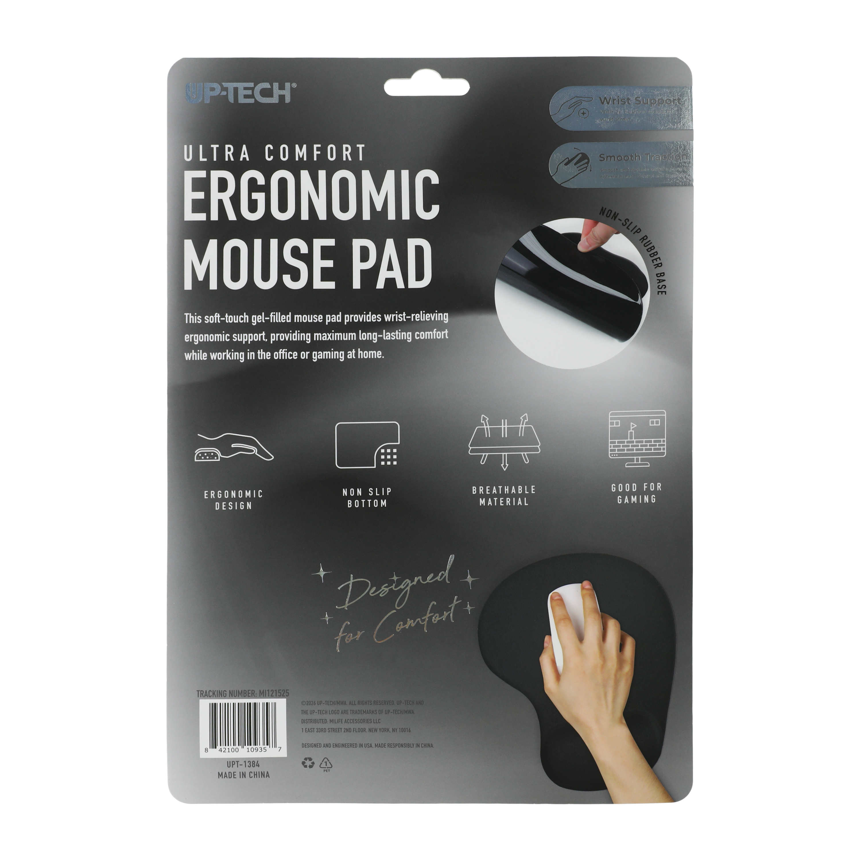 Ultra Comfort Ergonomic Printed Mouse Pad