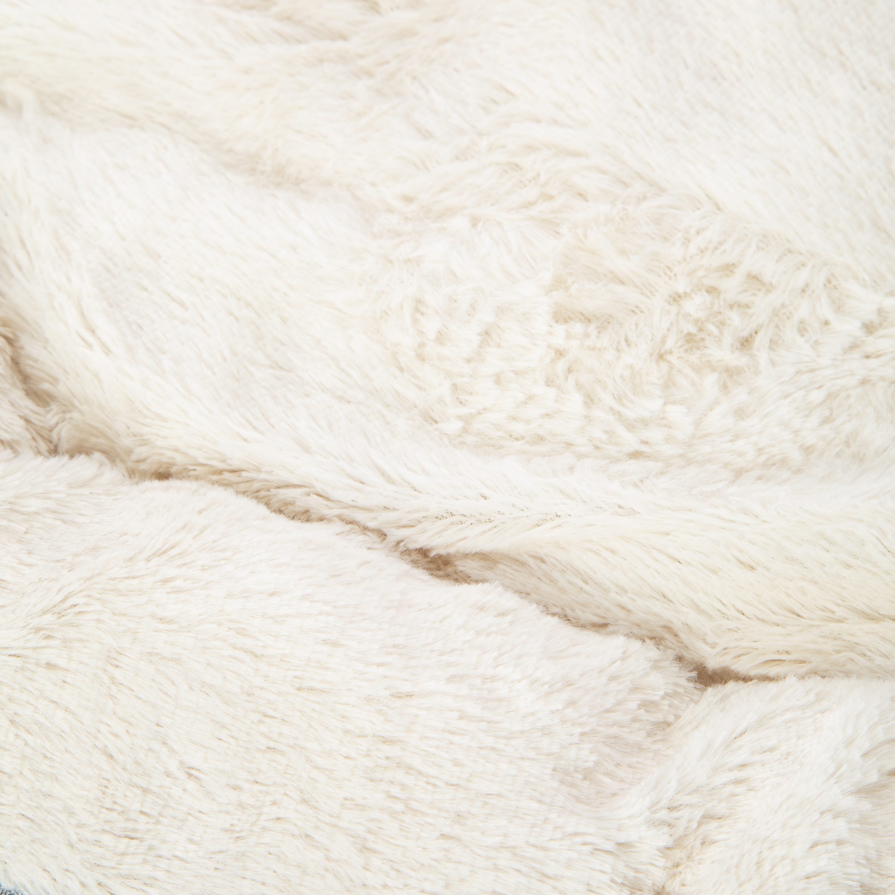 Faux Fur Round Pet Bed 22in