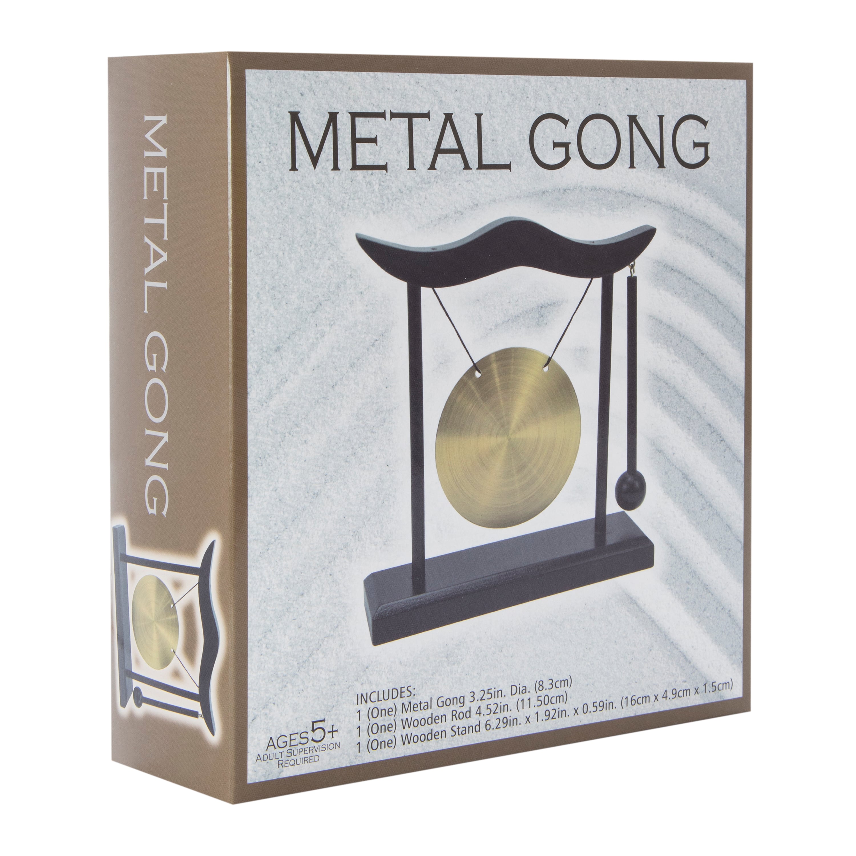 Metal Gong 6.29in x 1.92in