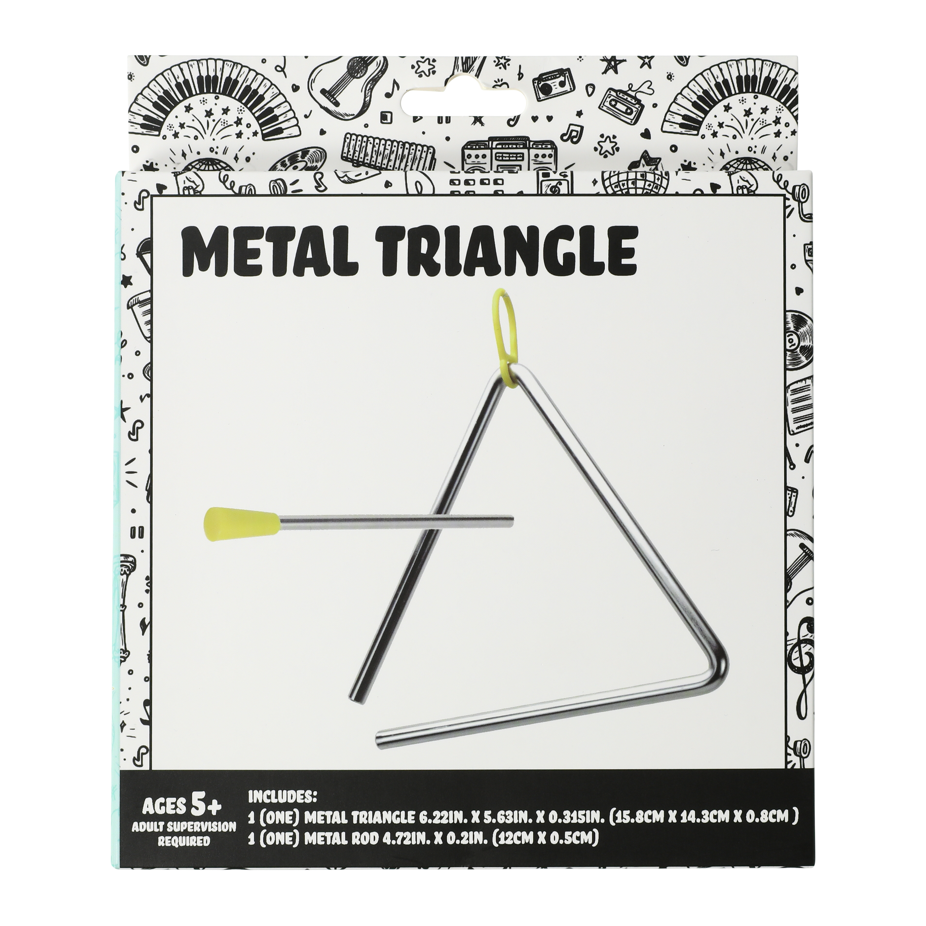 Metal Triangle with Rod